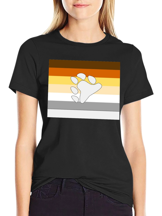 Bear Pride Paw Print T-Shirt