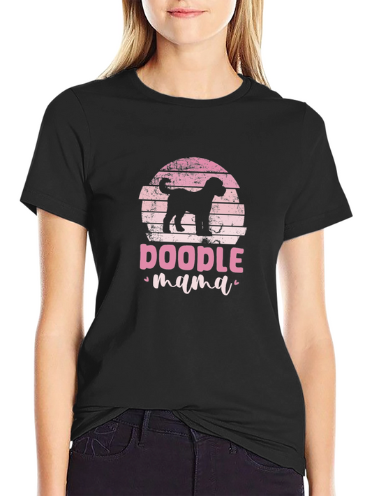 Doodle Mama T-Shirt - Cute Dog Lover Tee