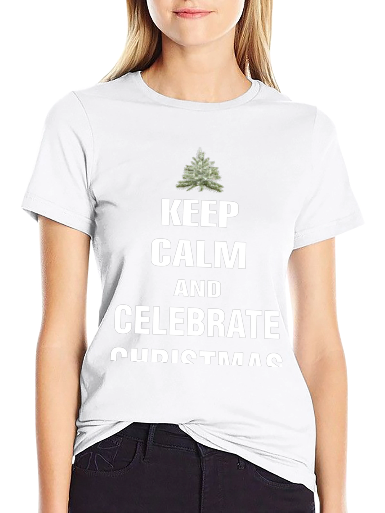 Keep Calm & Celebrate Christmas Tee