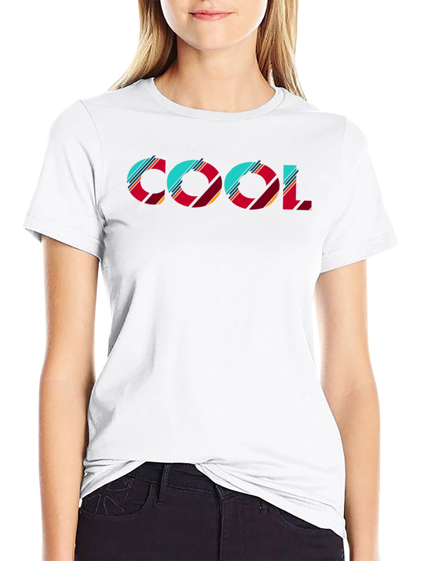 Cool Graphic Print Black T-Shirt