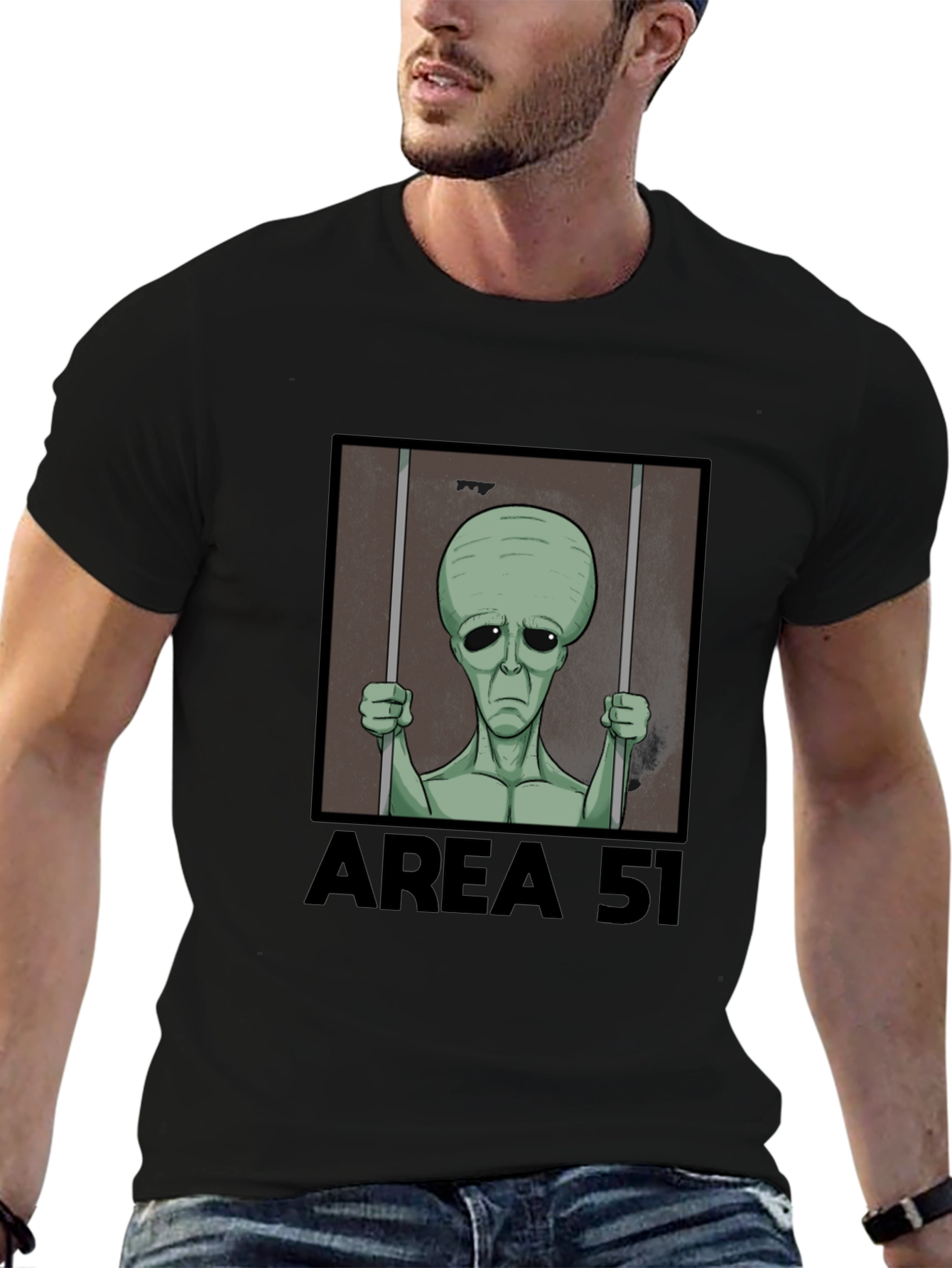 Area 51 Alien Imprisoned Graphic Tee