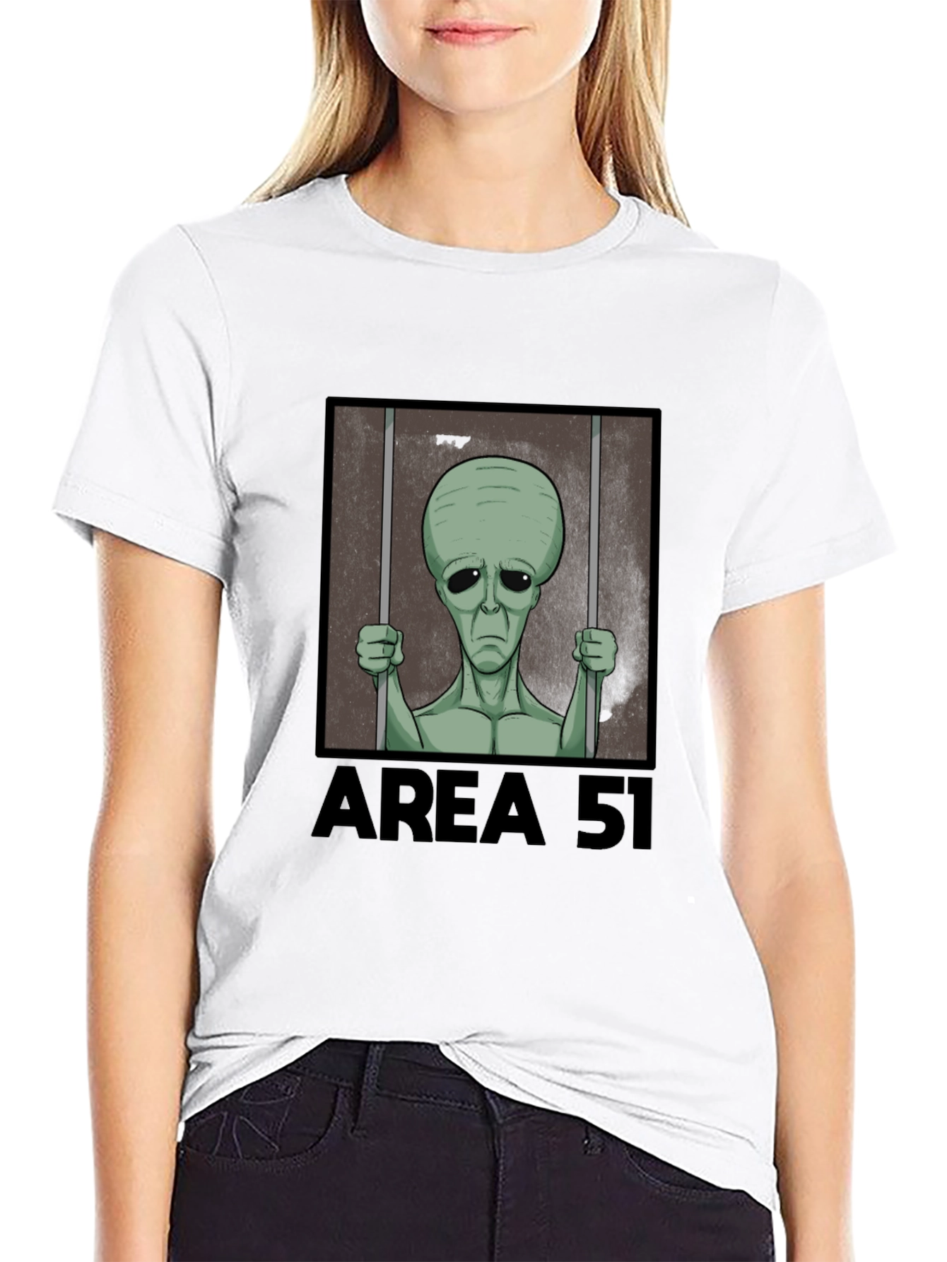 Area 51 Alien Imprisoned Graphic Tee