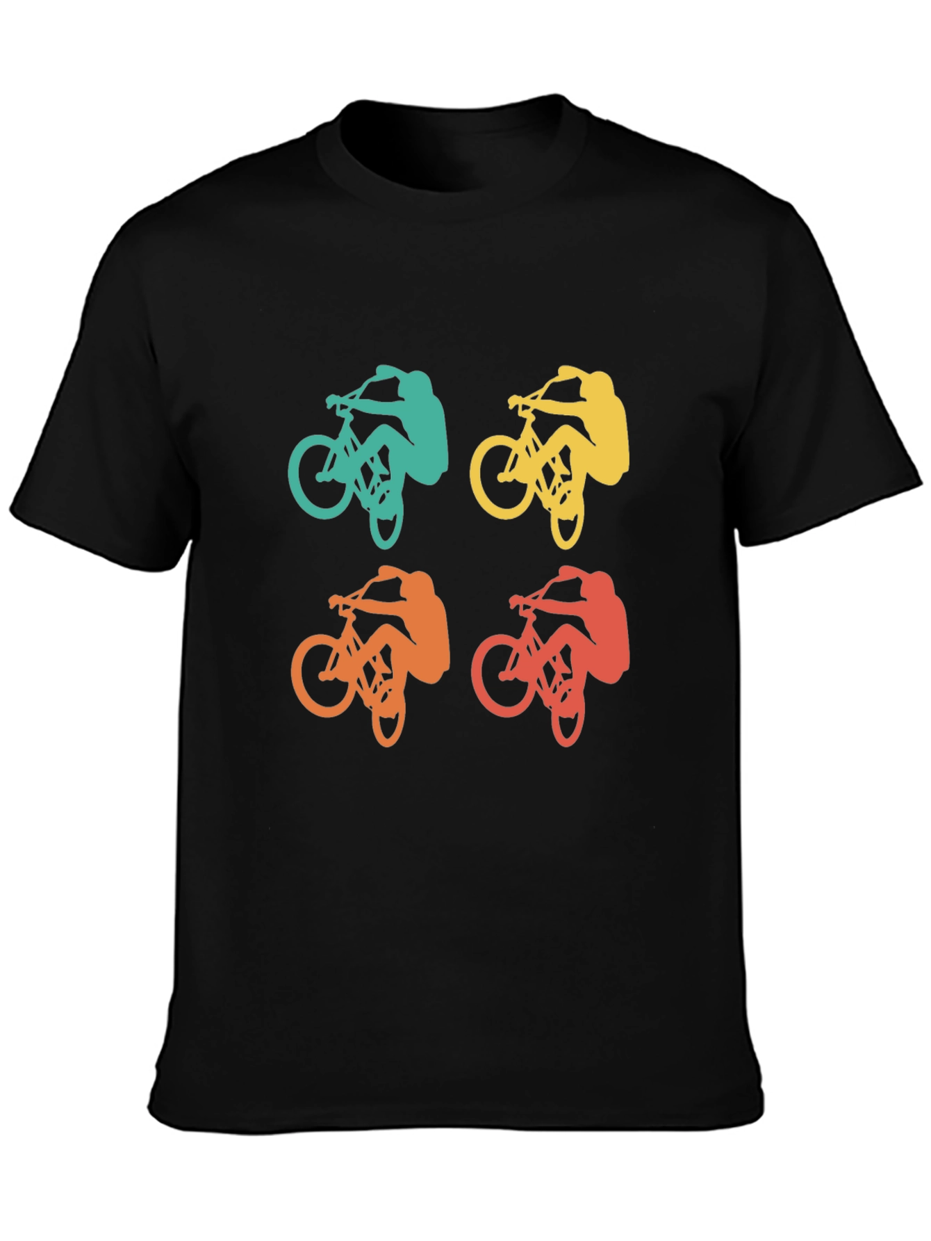 Retro Biker T-Shirt - Mountain Bike Graphic Tee