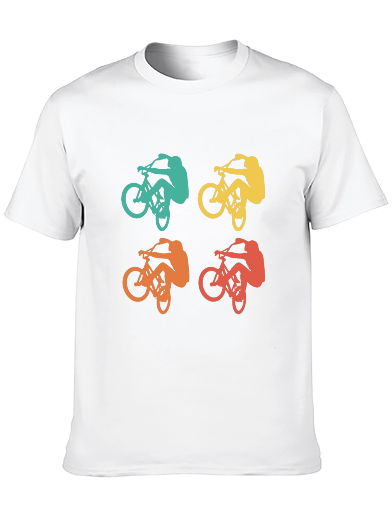 Retro Biker T-Shirt - Mountain Bike Graphic Tee