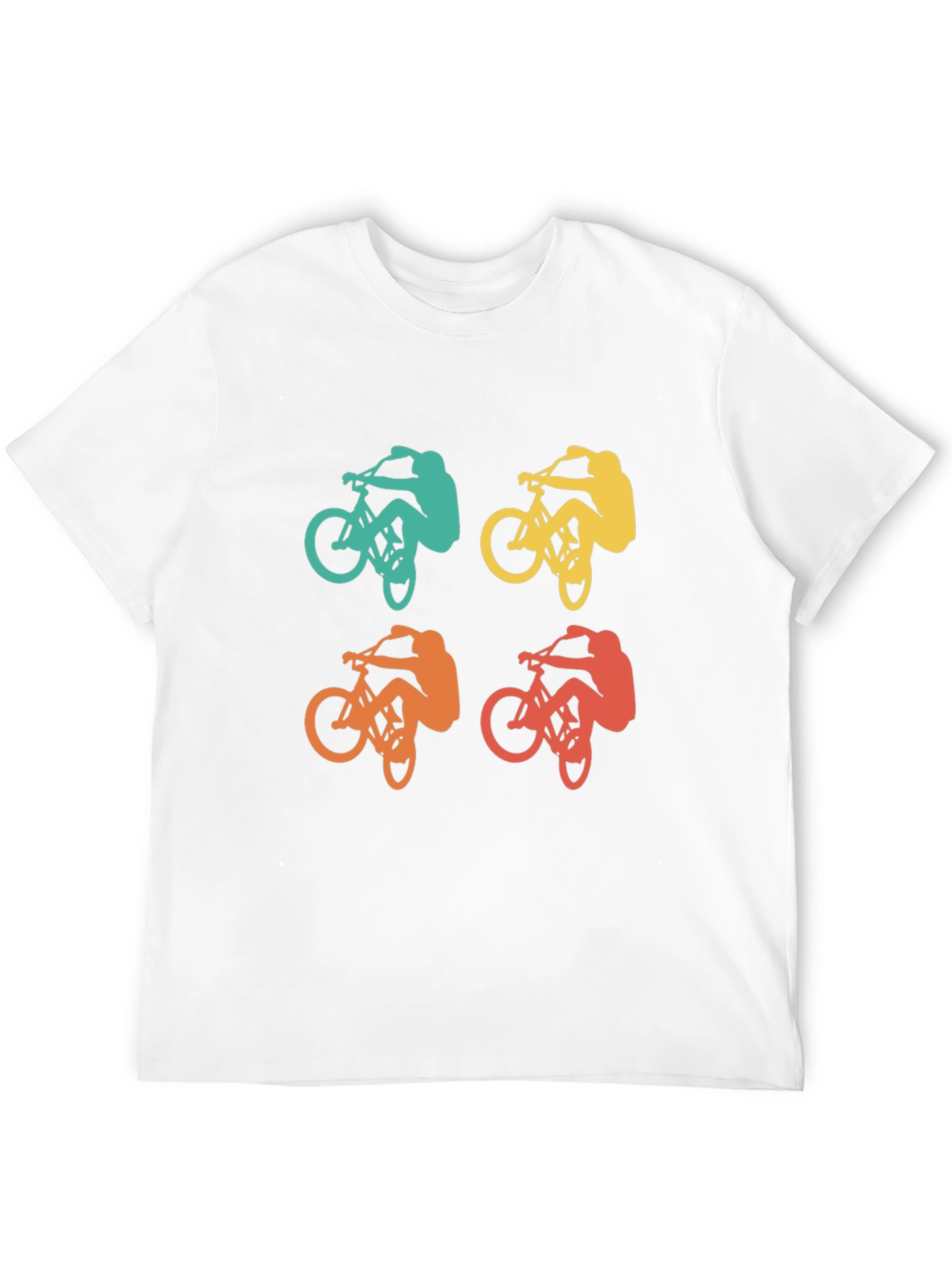 Retro Biker T-Shirt - Mountain Bike Graphic Tee