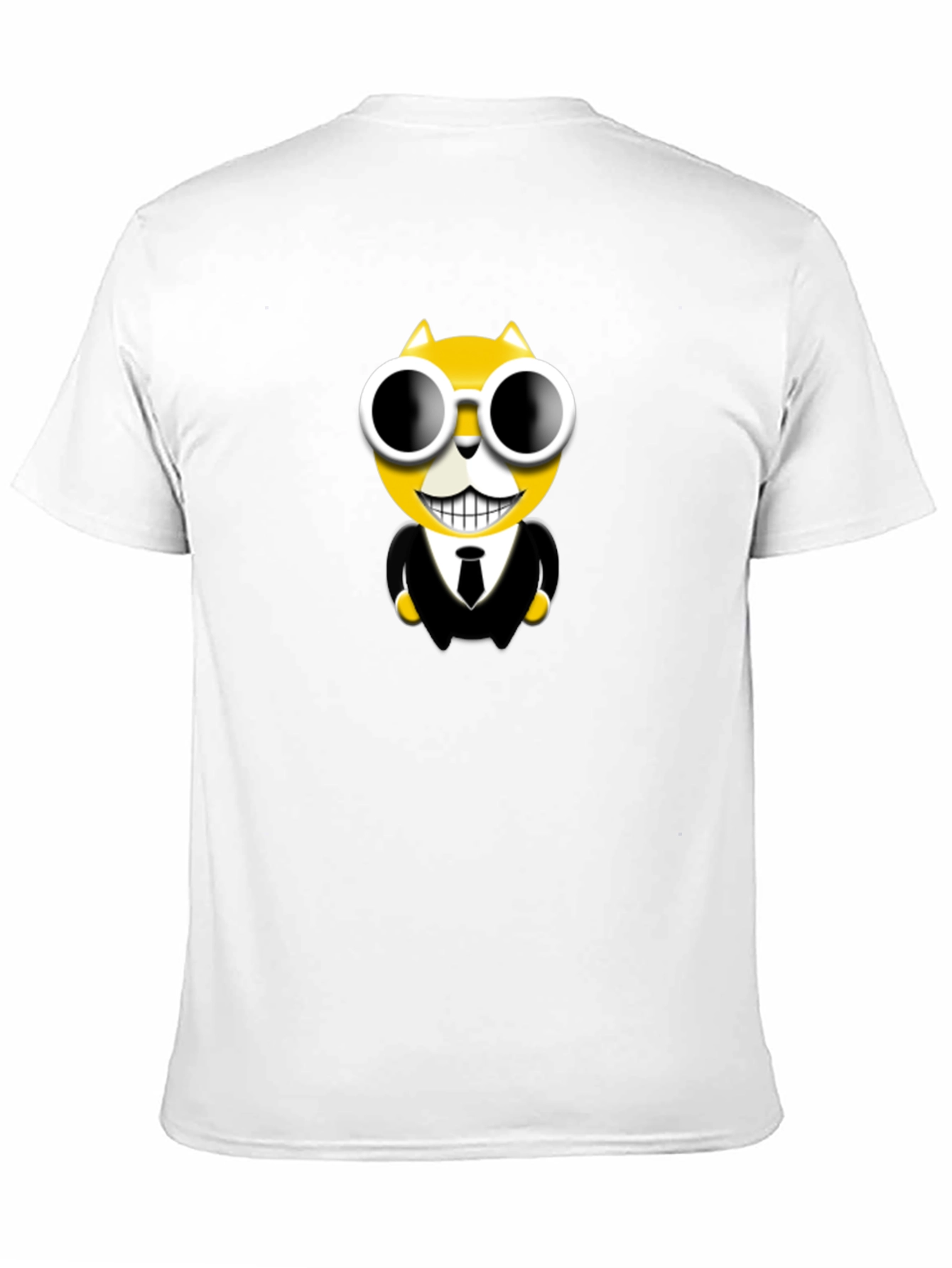 Cool Cat in Suit Graphic T-Shirt