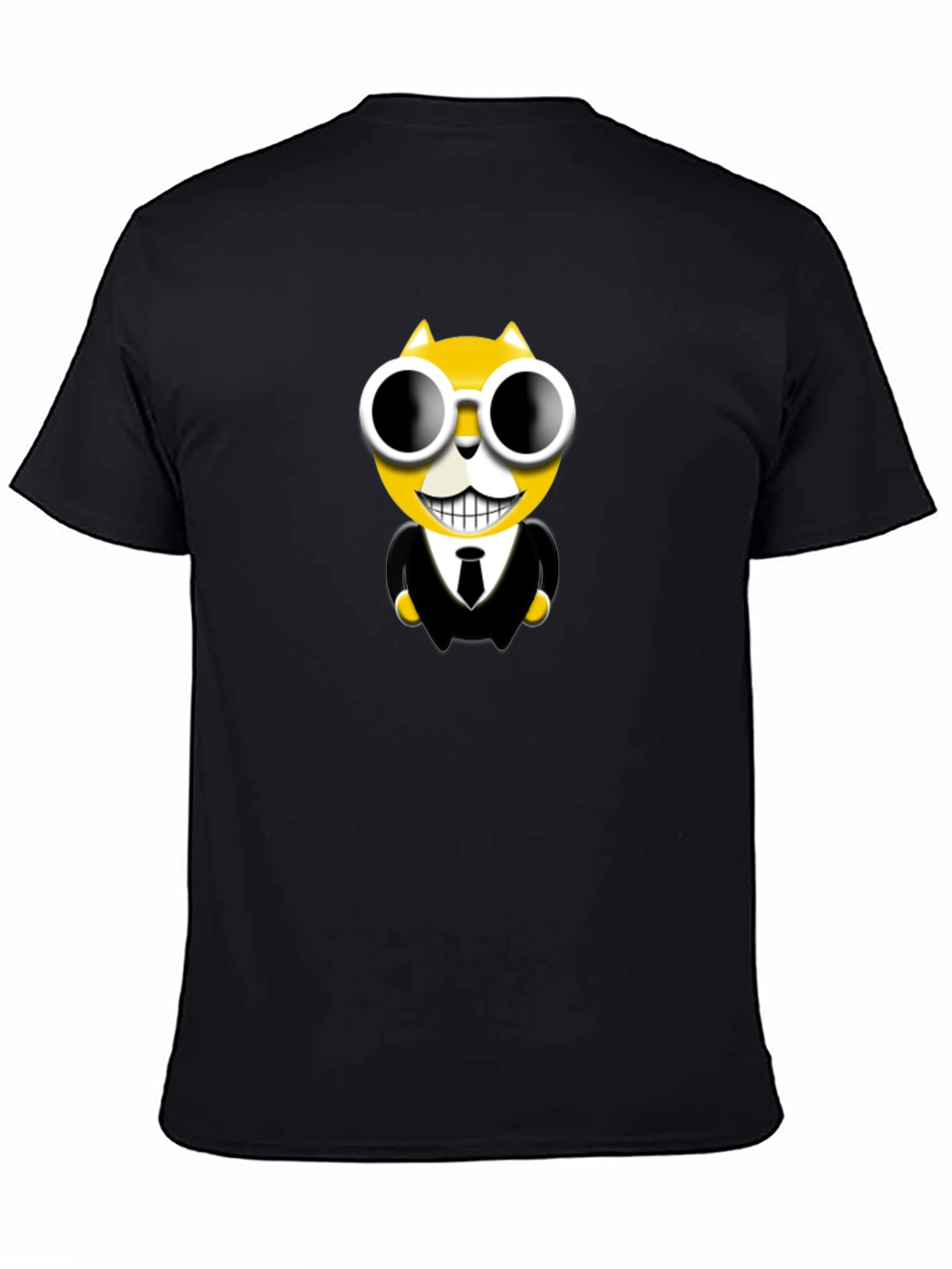 Cool Cat in Suit Graphic T-Shirt