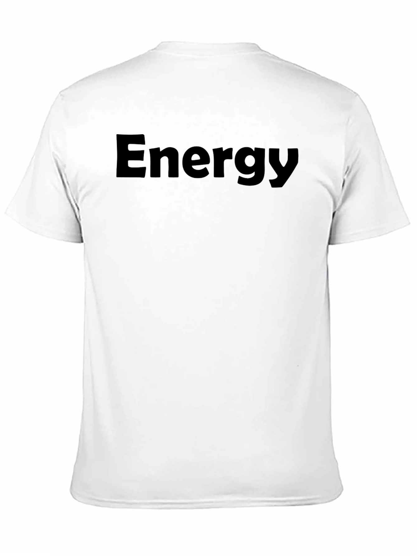 Energy Black Crew Neck T-Shirt