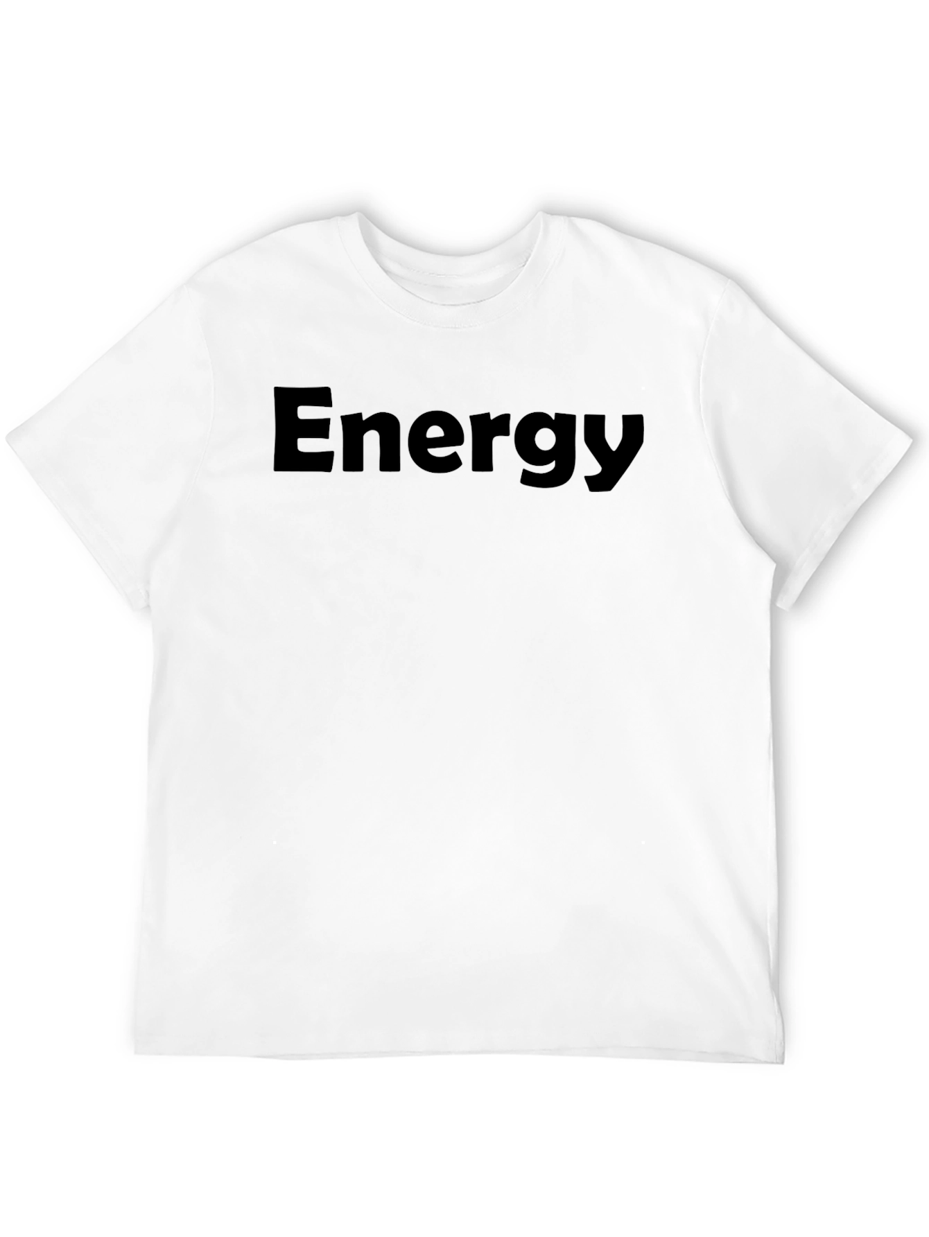 Energy Black Crew Neck T-Shirt
