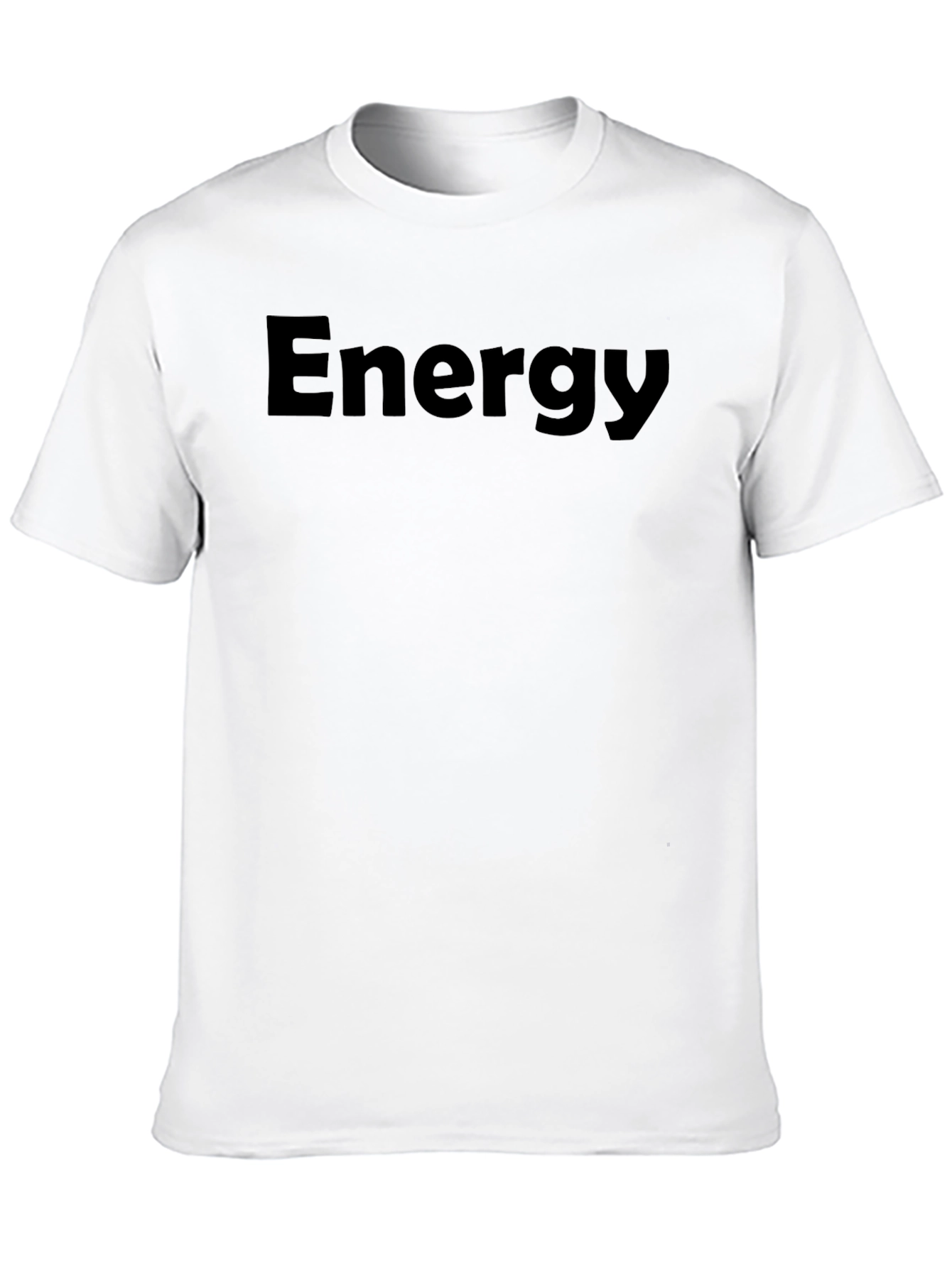 Energy Black Crew Neck T-Shirt