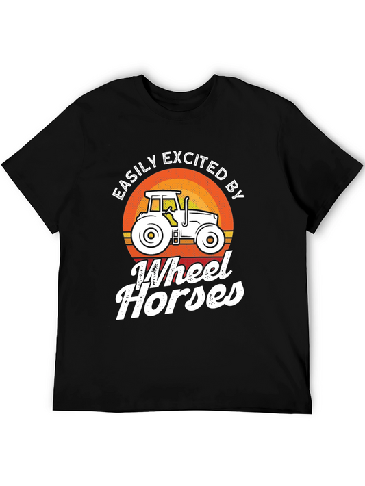 Easily Excited by Wheel Horses T-Shirt