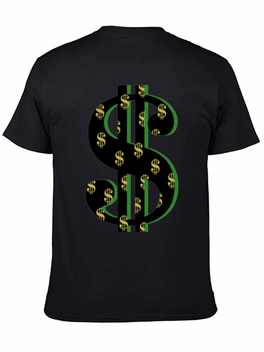 Dollar Sign Graphic T-Shirt - Black