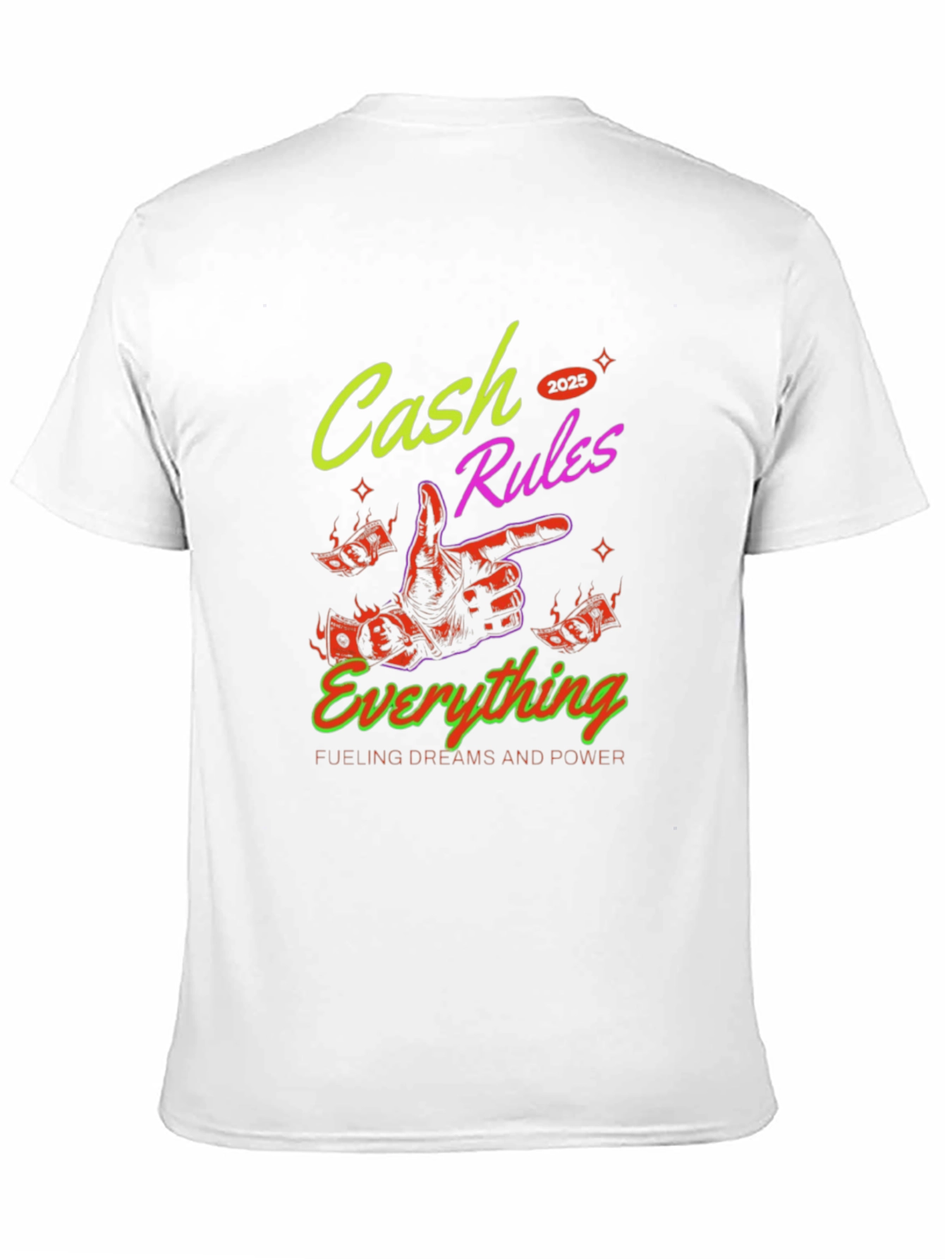 Cash Rules Everything Graphic T-Shirt