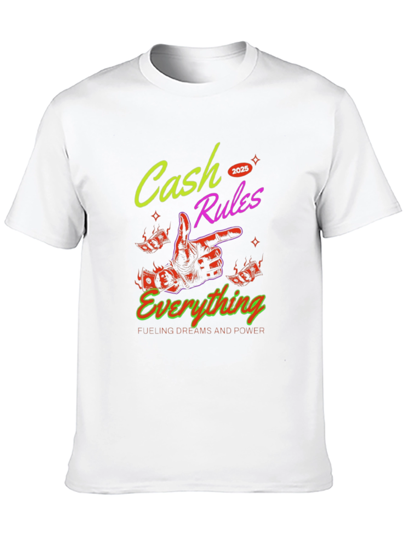 Cash Rules Everything Graphic T-Shirt