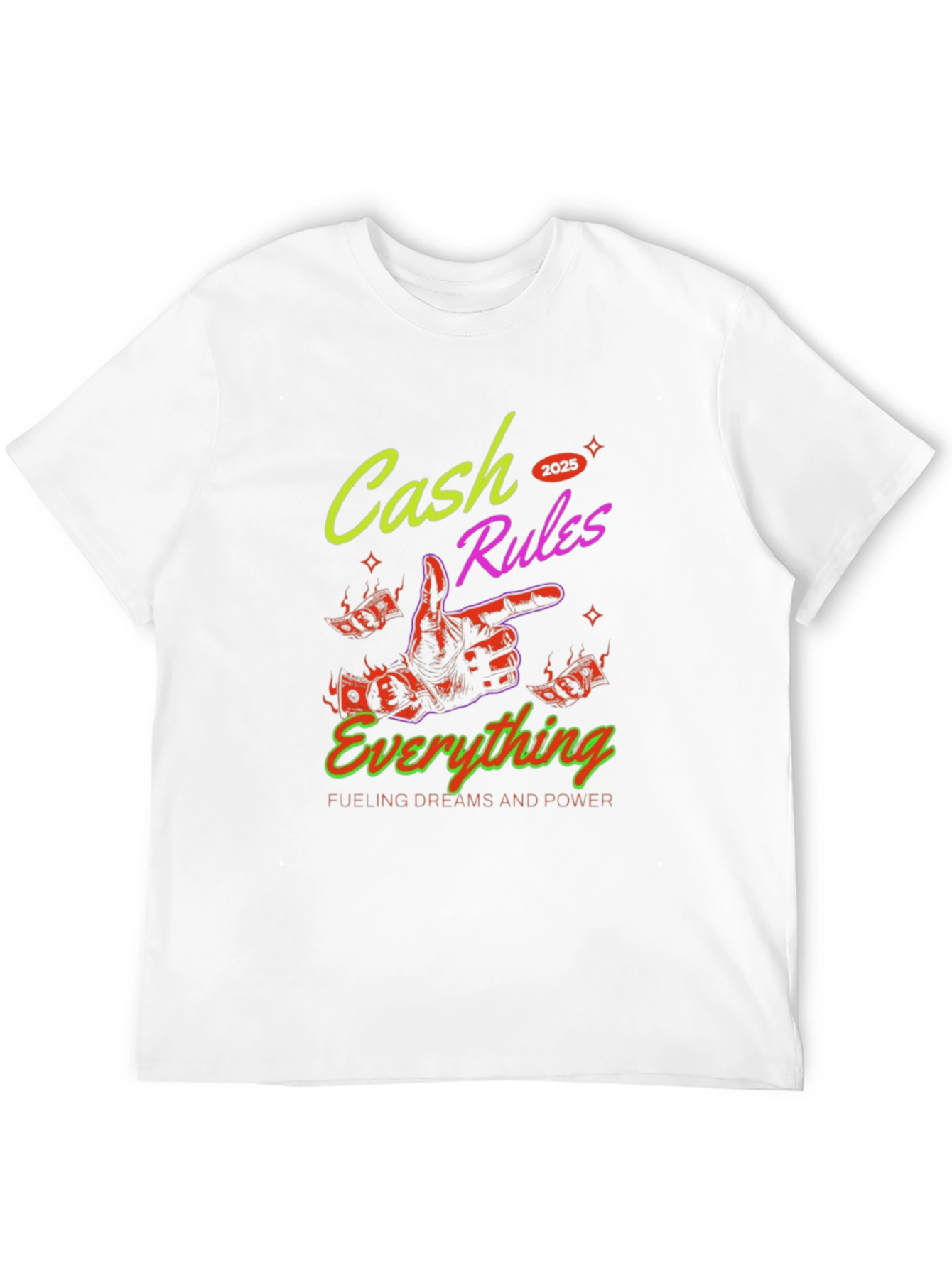 Cash Rules Everything Graphic T-Shirt