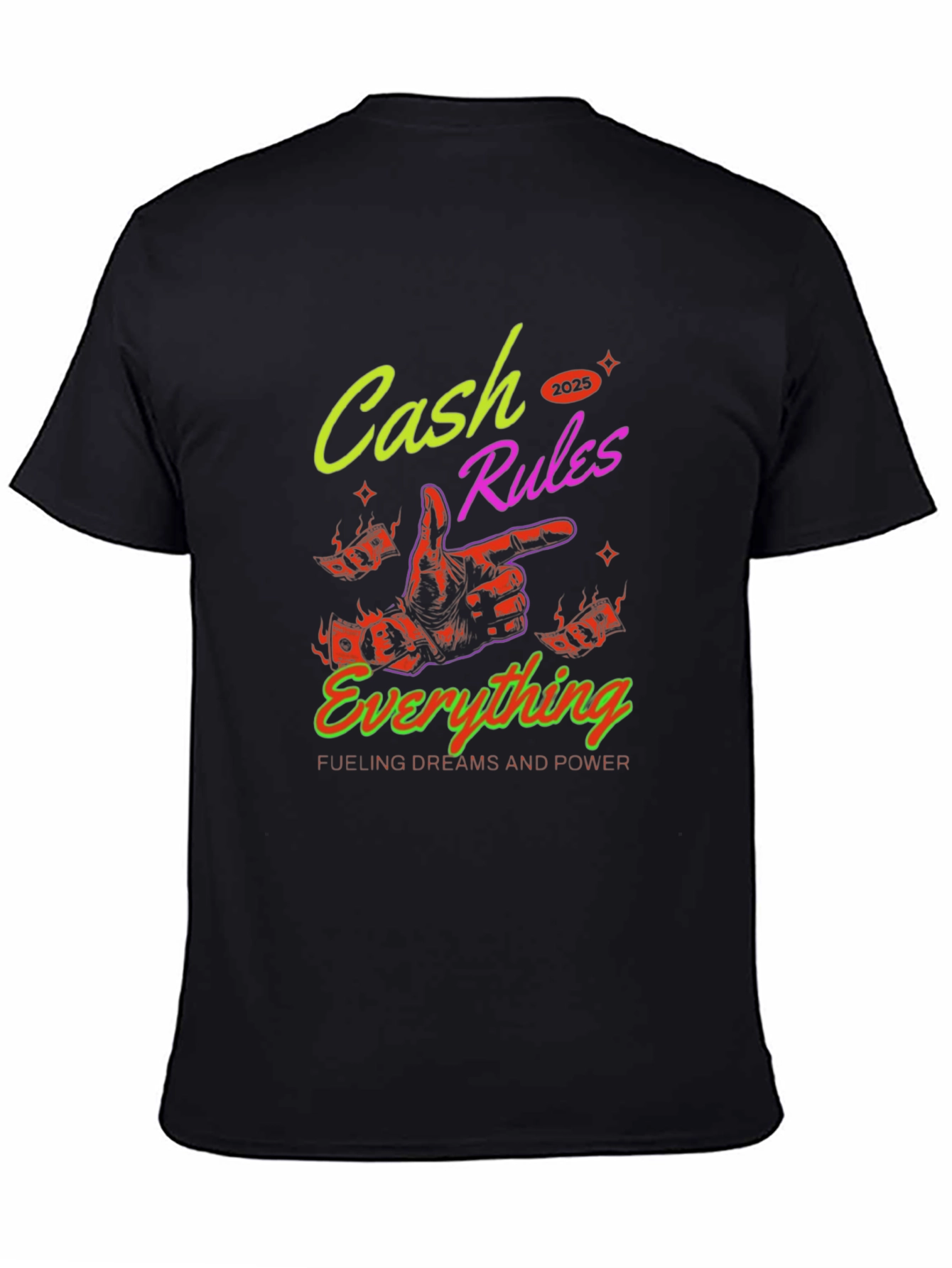 Cash Rules Everything Graphic T-Shirt