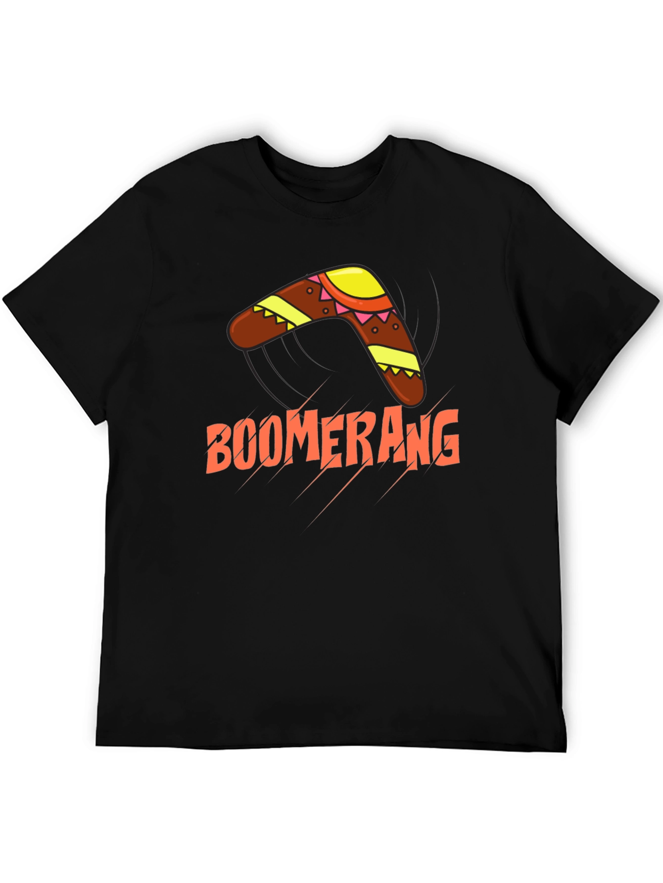Boomerang Graphic Tee - Casual Cotton Blend