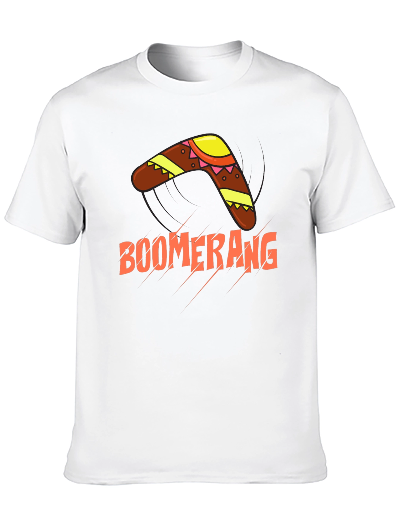 Boomerang Graphic Tee - Casual Cotton Blend