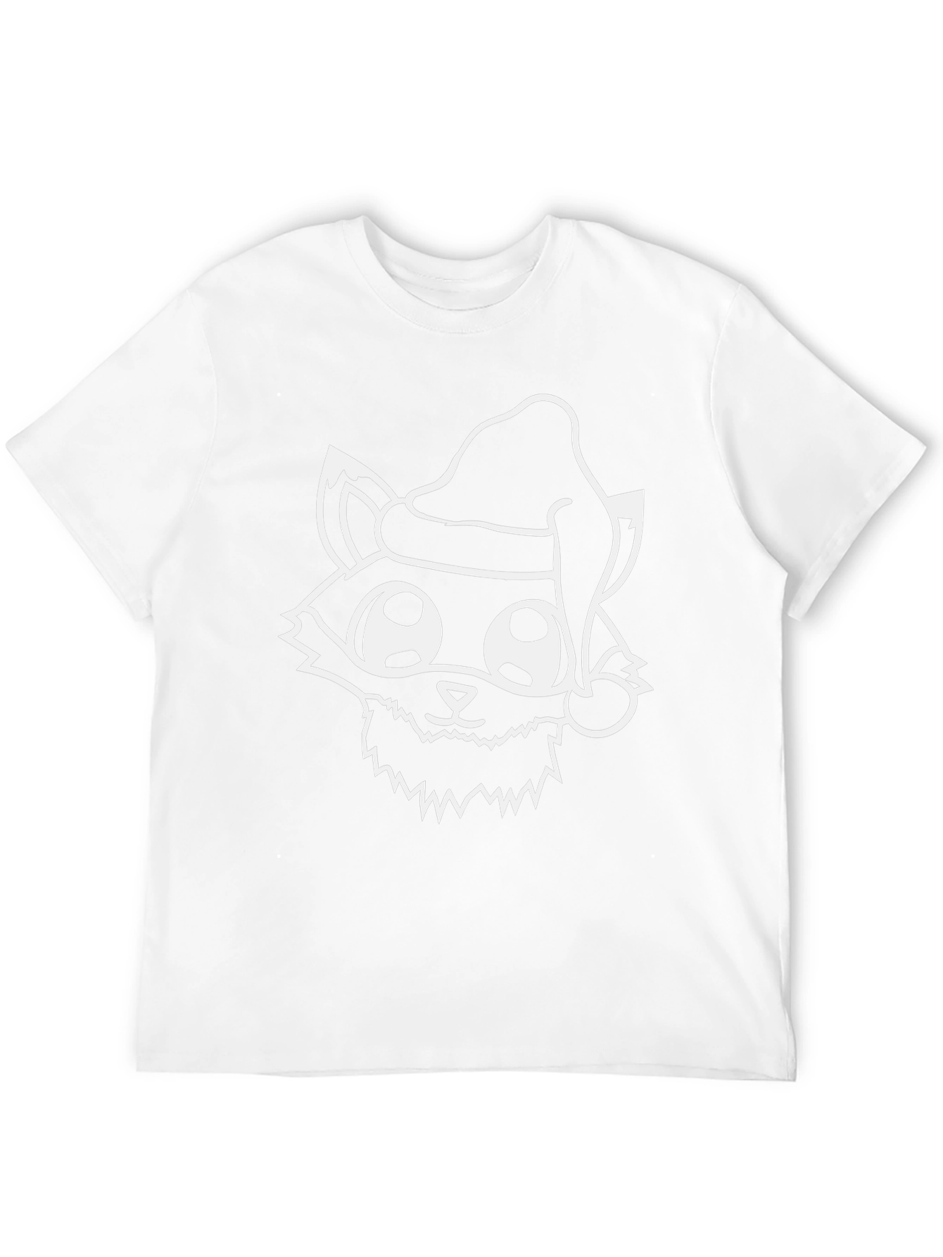 Festive Fox Tee: Holiday Graphic Print T-Shirt