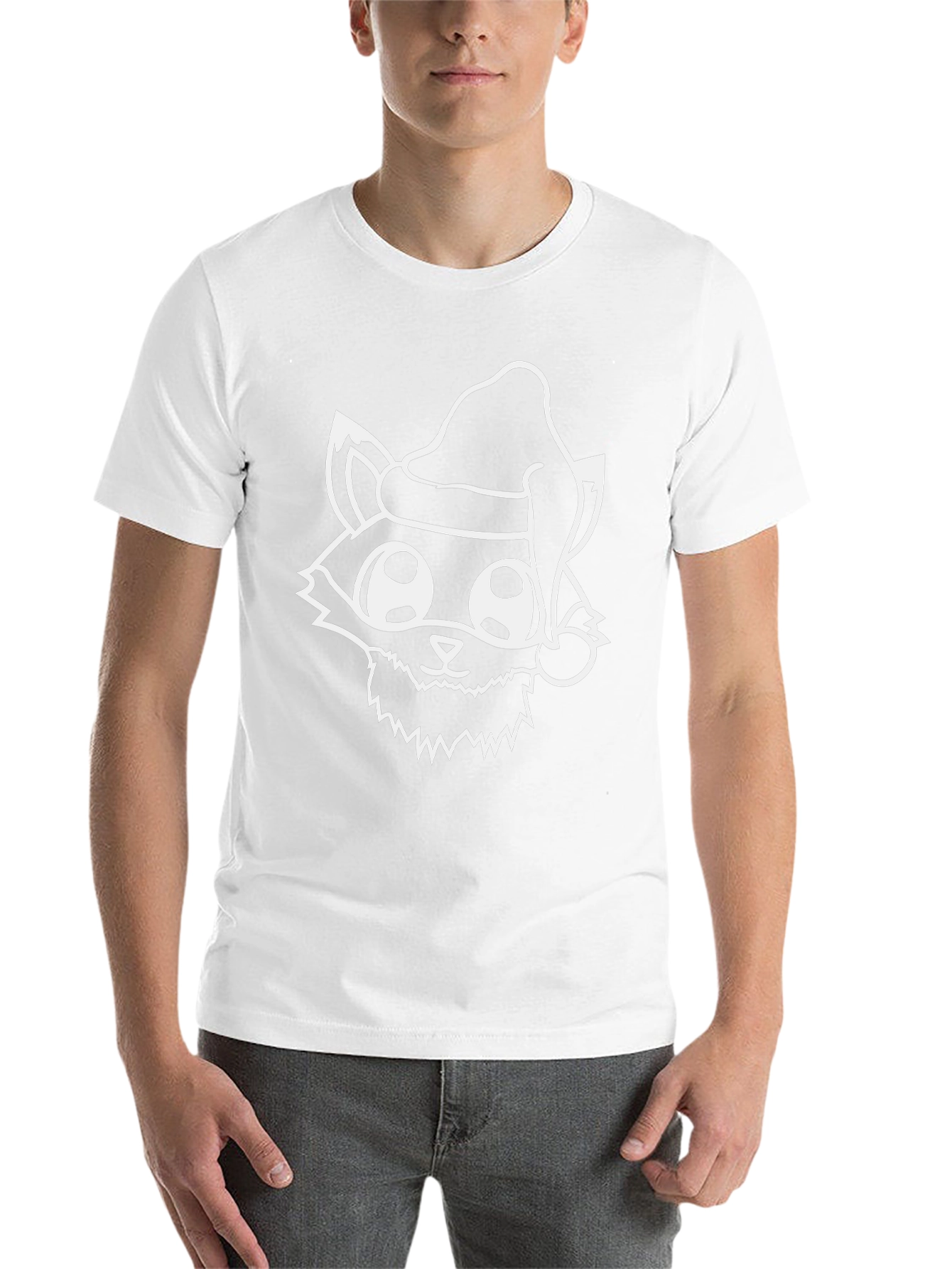Festive Fox Tee: Holiday Graphic Print T-Shirt