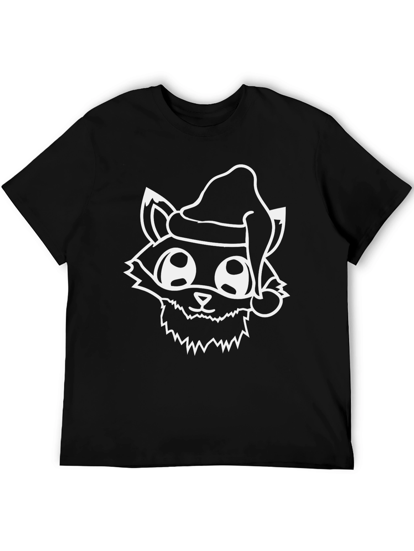 Festive Fox Tee: Holiday Graphic Print T-Shirt