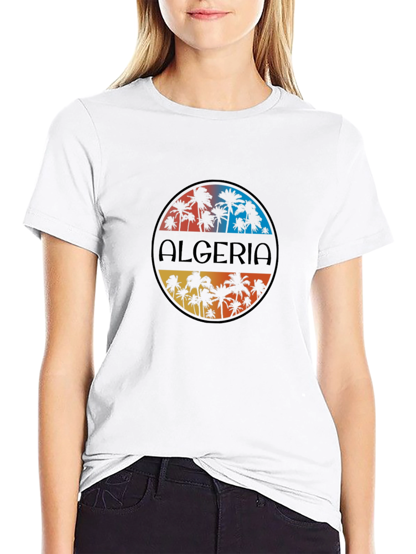 Algeria Palm Tree Graphic Tee