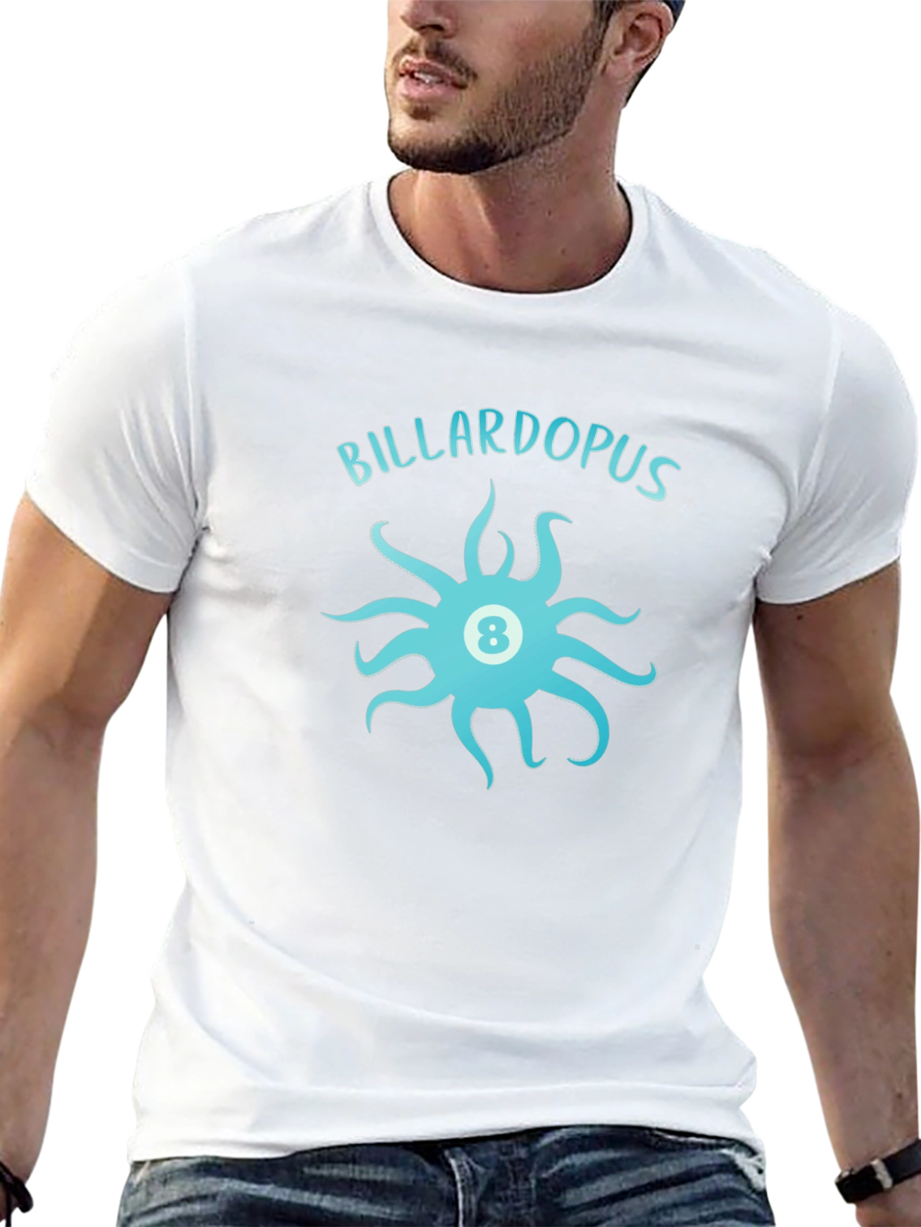 Billardopus T-Shirt - Octopus Billiard Ball Design