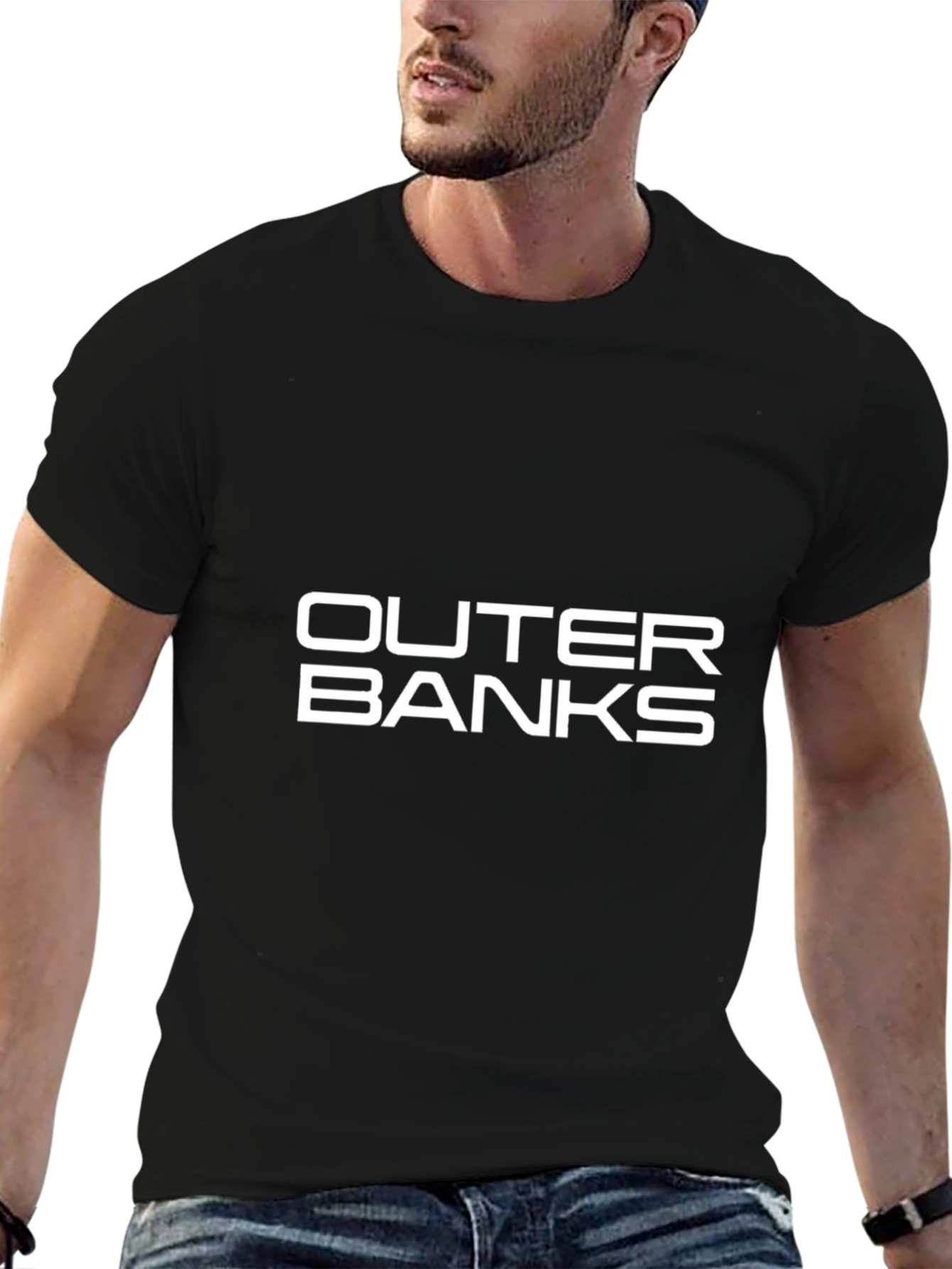Outer Banks Graphic Tee - Classic Fit Black T-Shirt