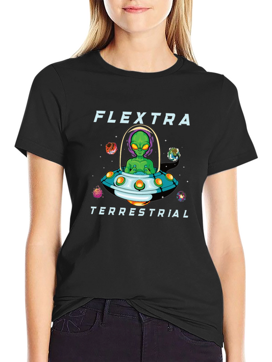 Flextra Terrestrial Alien Graphic T-Shirt