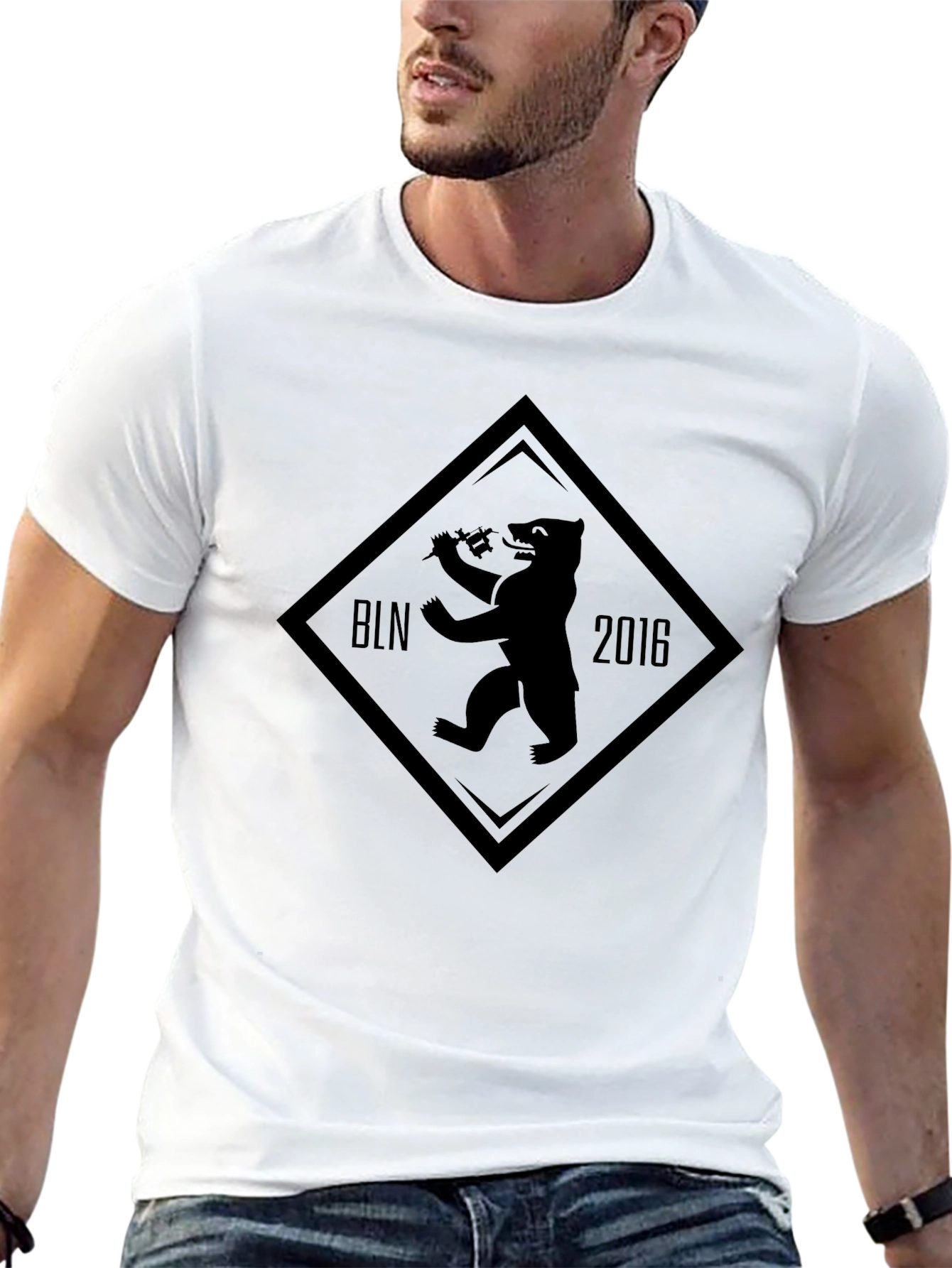 Berlin Bear 2016 Black T-Shirt