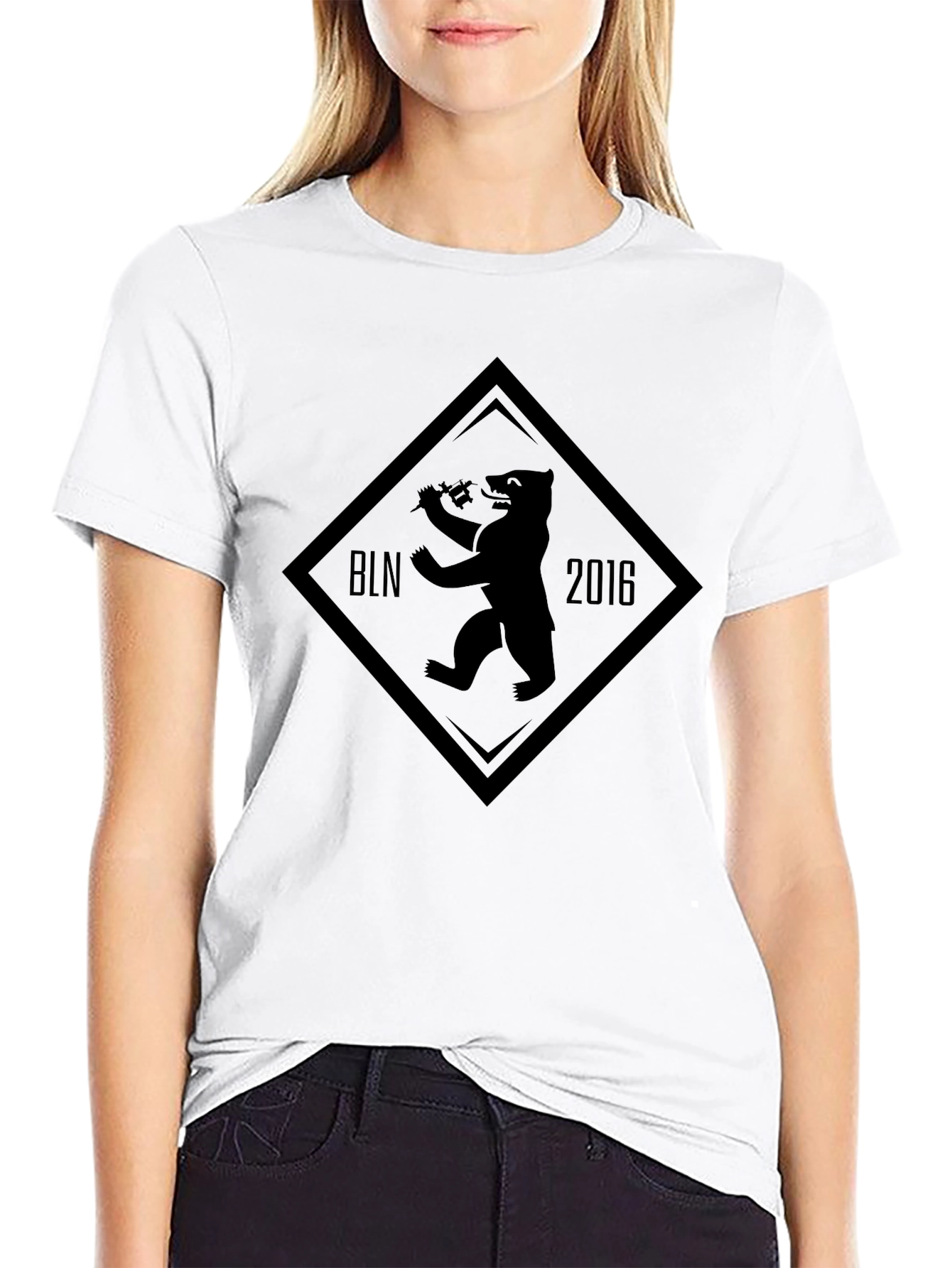 Berlin Bear 2016 Black T-Shirt