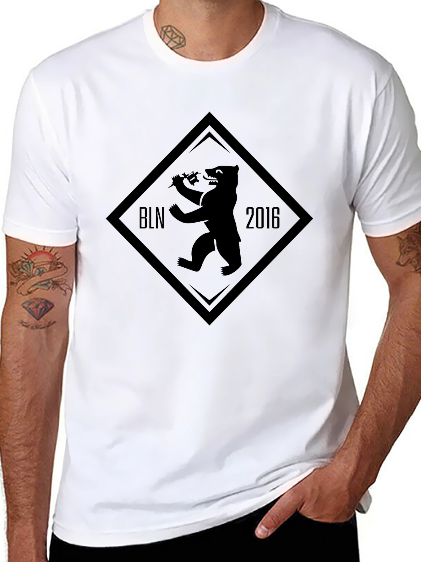 Berlin Bear 2016 Black T-Shirt