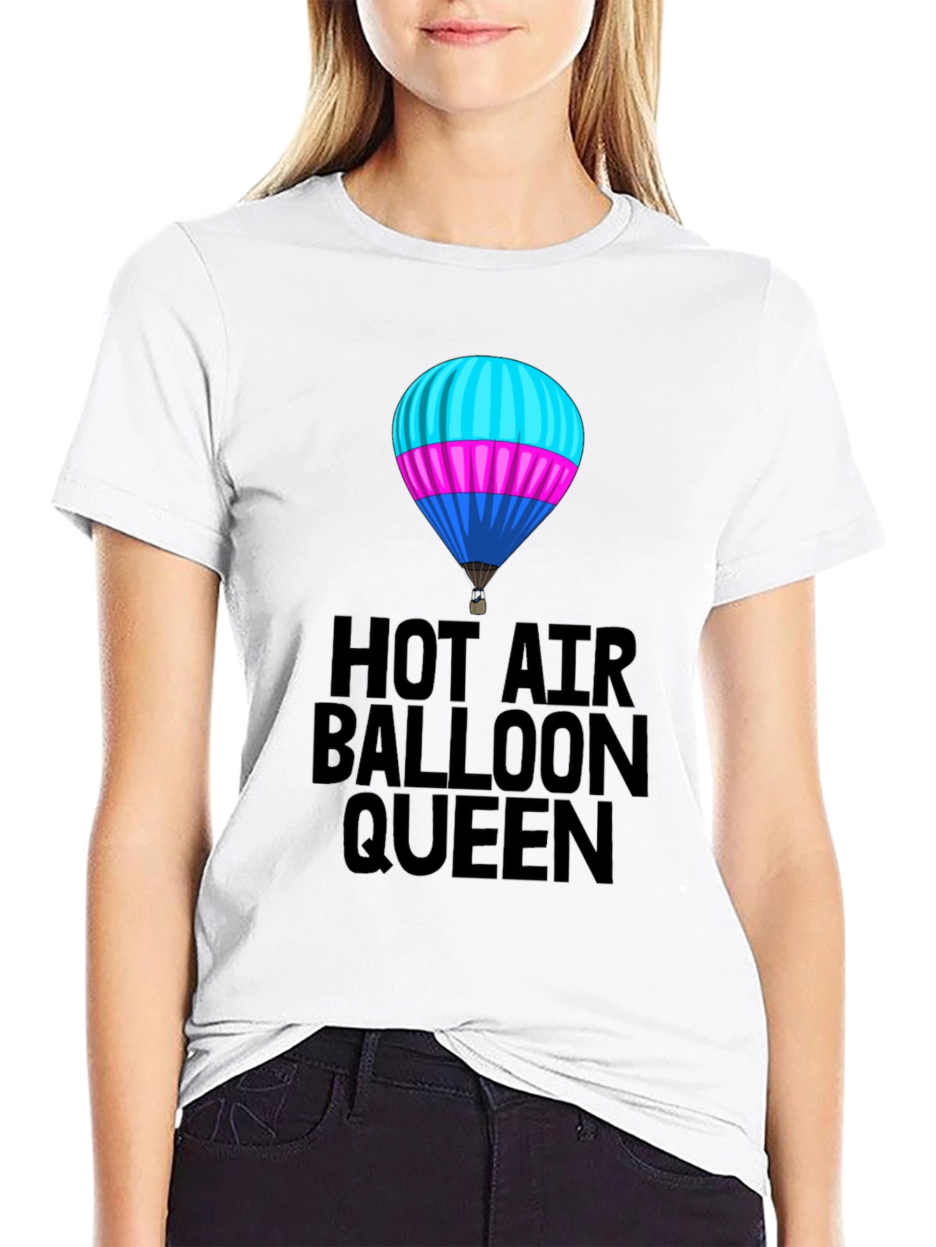 Hot Air Balloon Queen T-Shirt