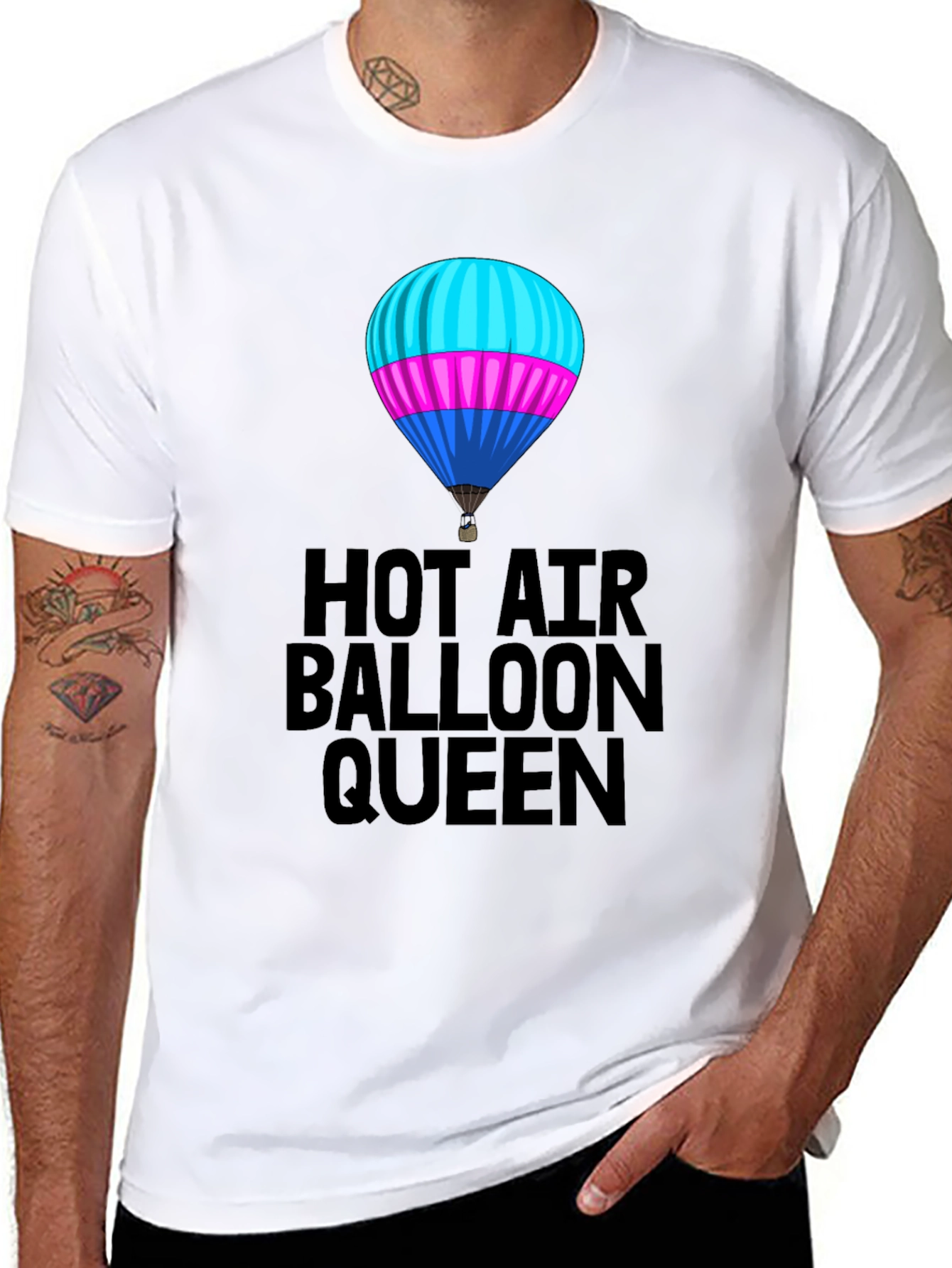 Hot Air Balloon Queen T-Shirt