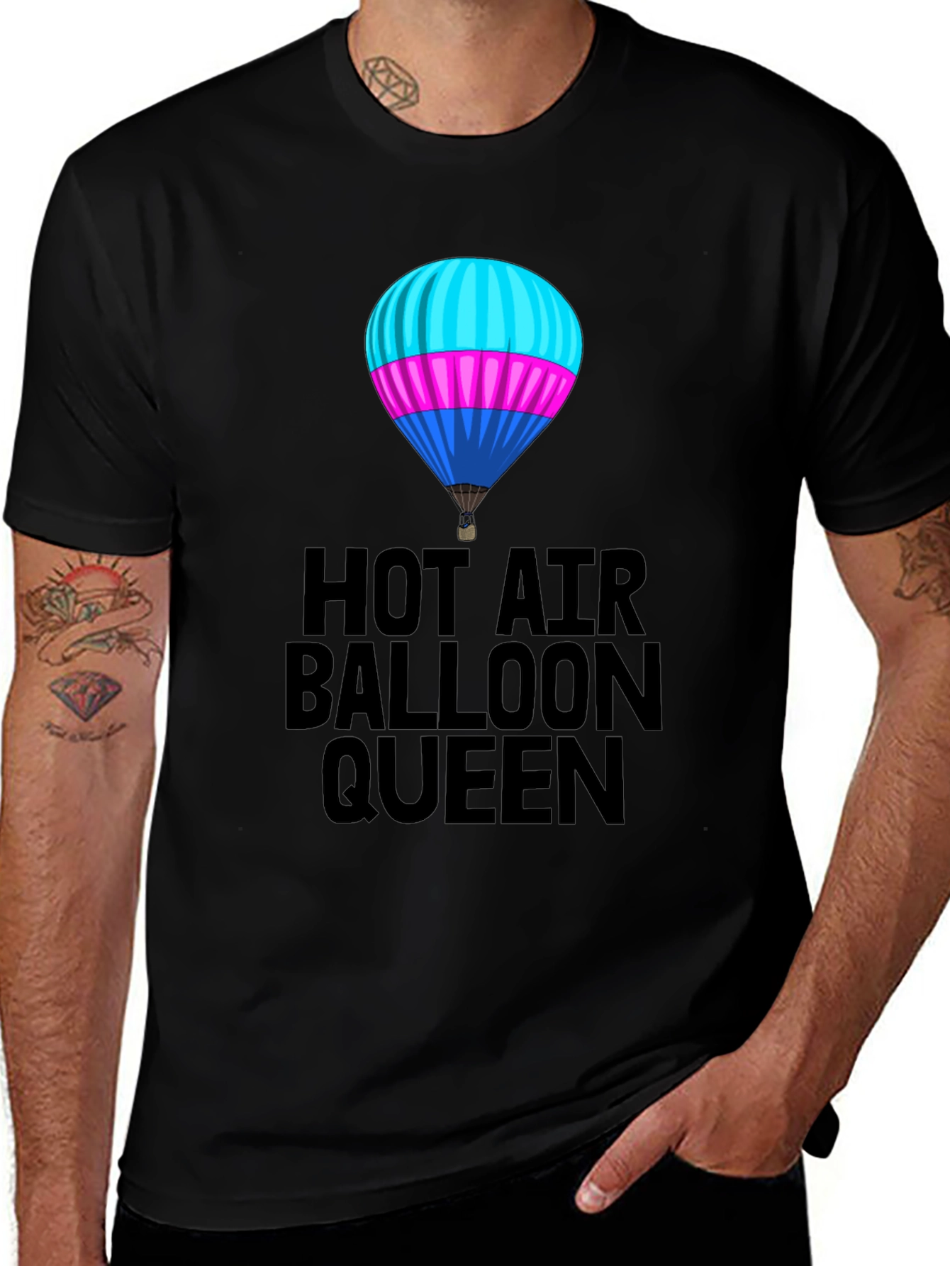 Hot Air Balloon Queen T-Shirt