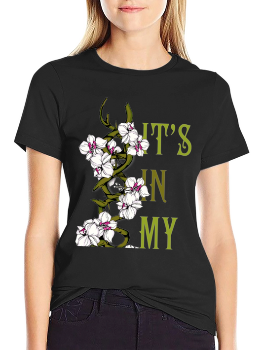 Floral Orchid T-Shirt - Its In My Nature Graphic Tee
