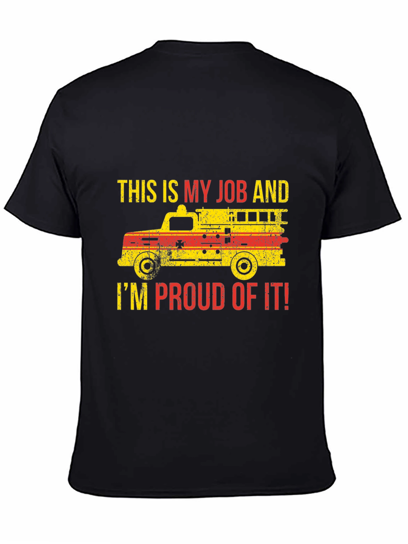 Firefighter Pride T-Shirt - Job Truck Graphic Tee