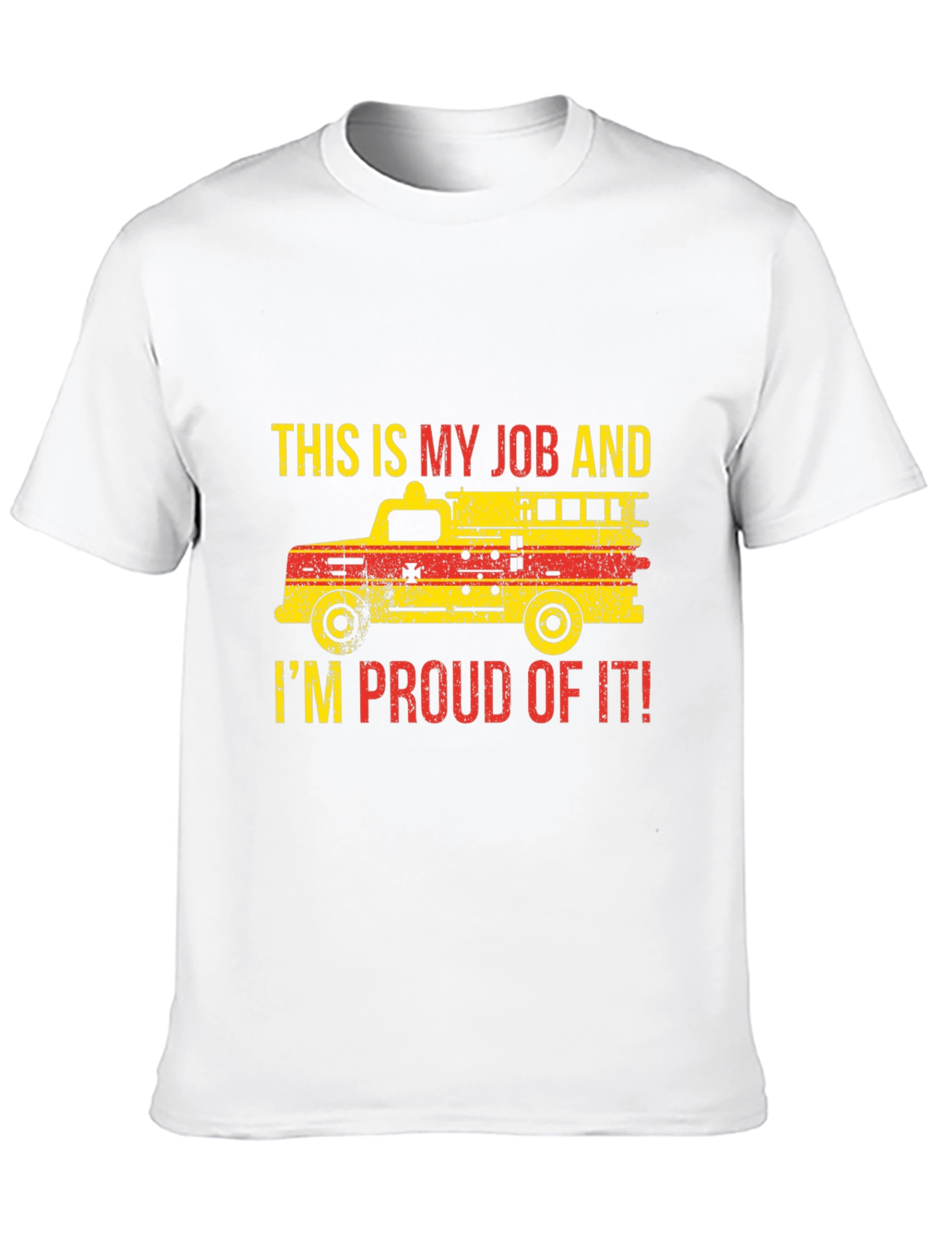Firefighter Pride T-Shirt - Job Truck Graphic Tee