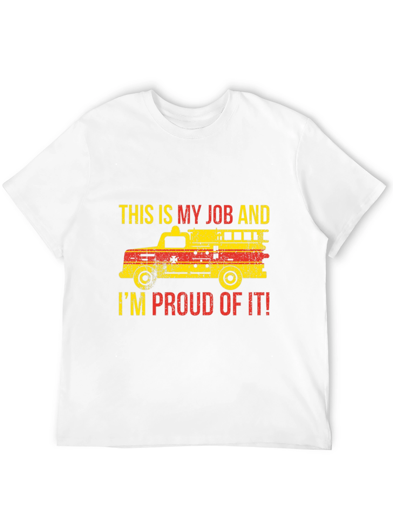 Firefighter Pride T-Shirt - Job Truck Graphic Tee