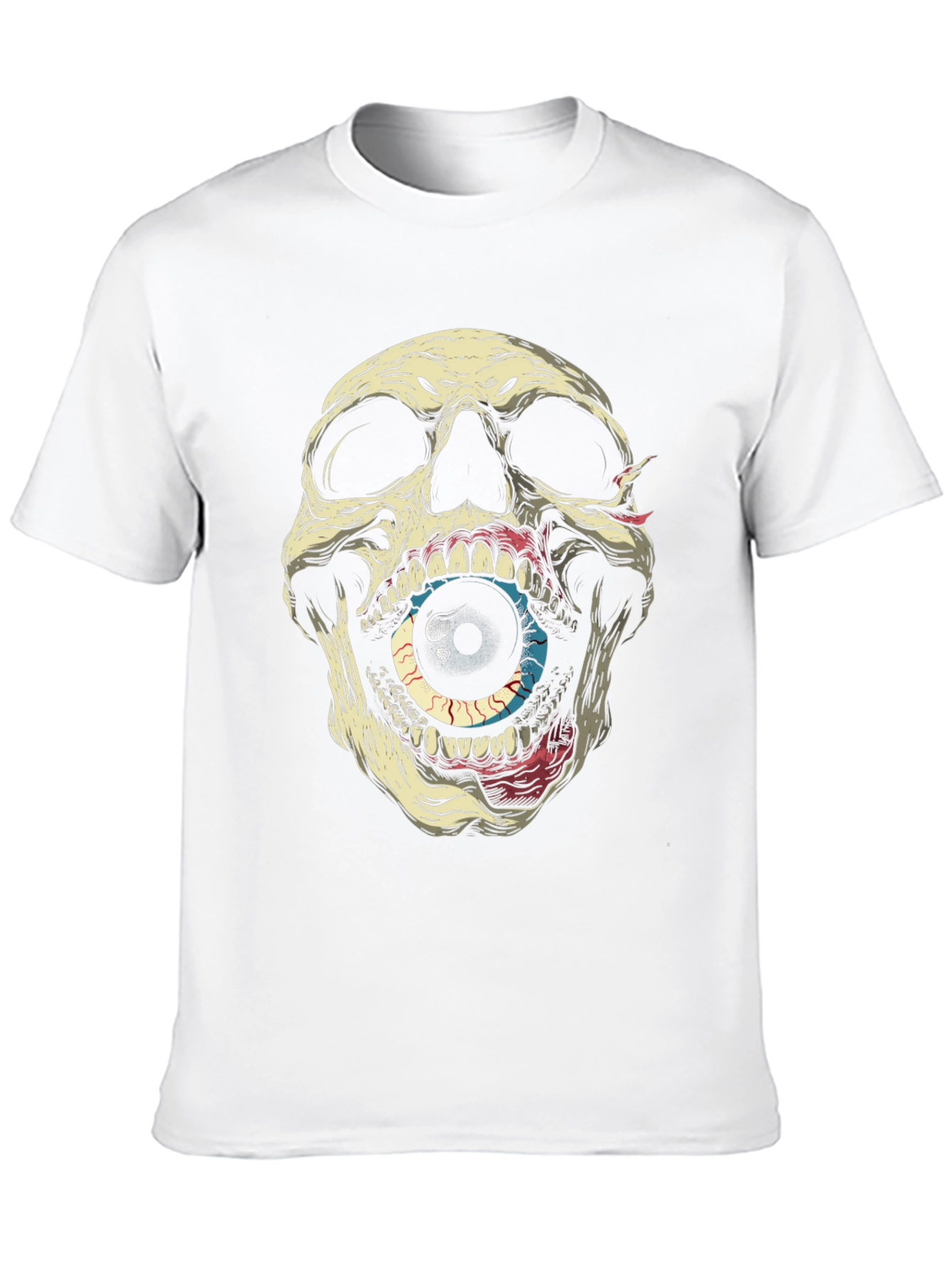 Skull Eye Graphic Tee - Mens Black T-Shirt