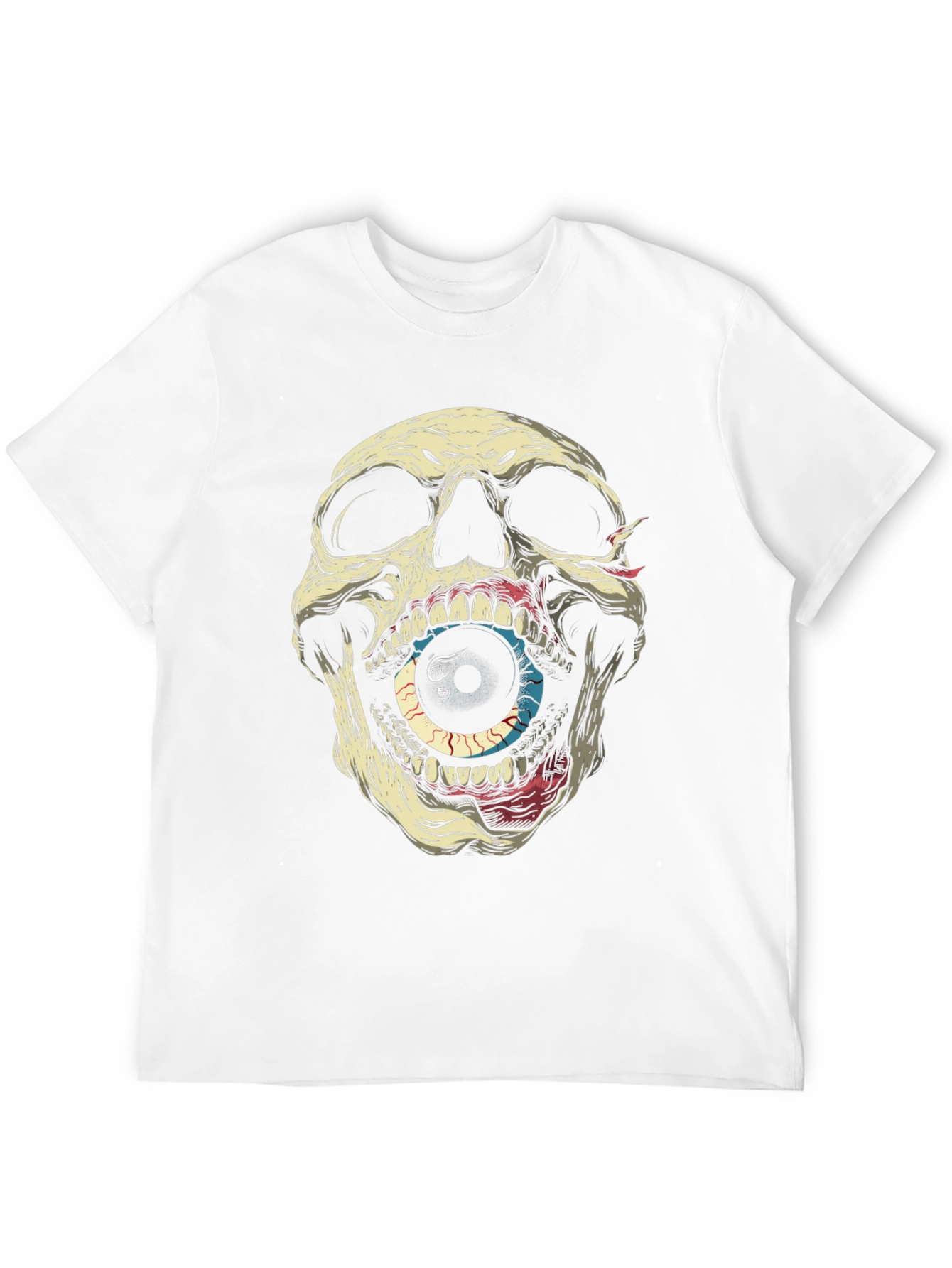 Skull Eye Graphic Tee - Mens Black T-Shirt