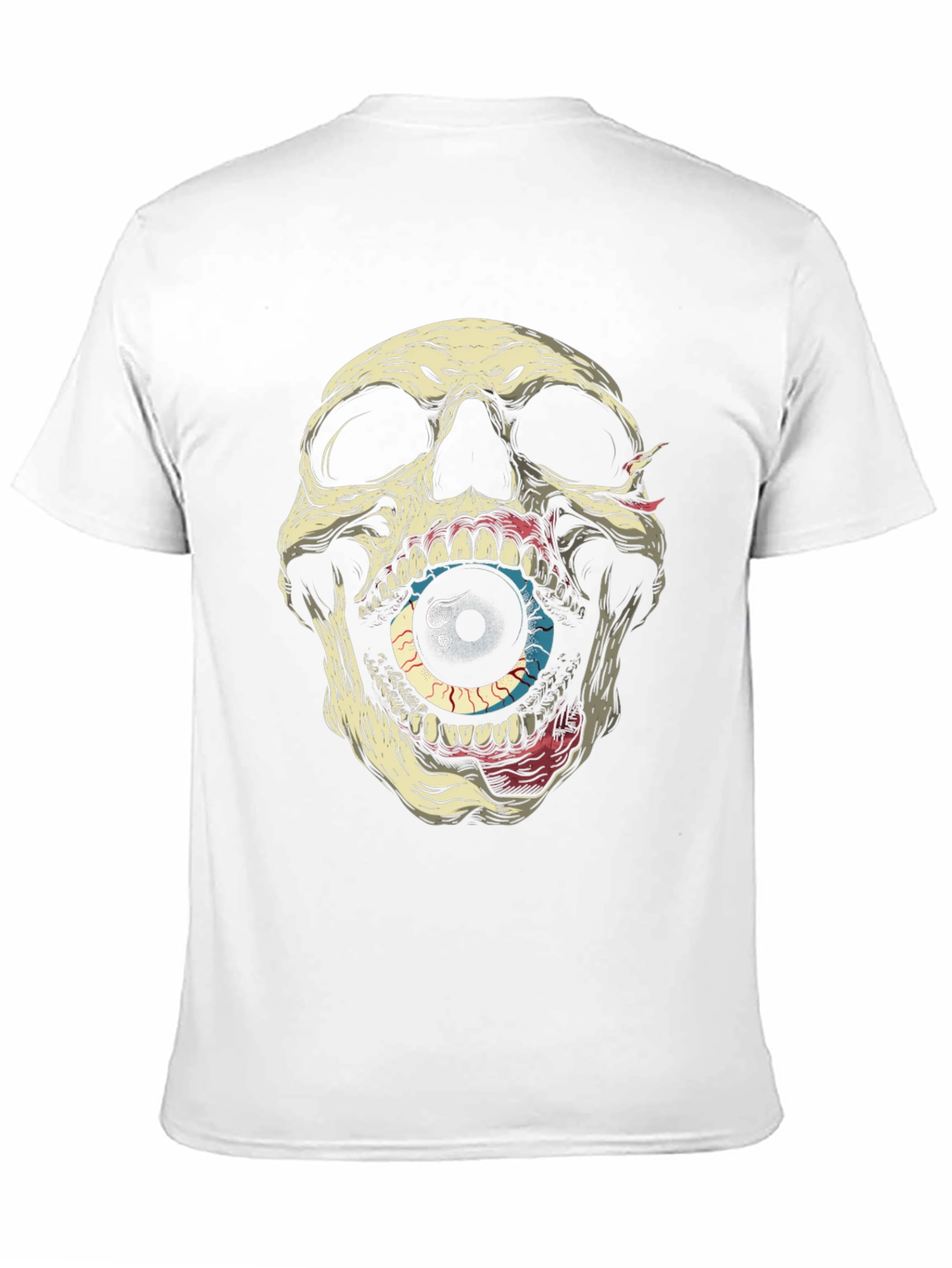 Skull Eye Graphic Tee - Mens Black T-Shirt