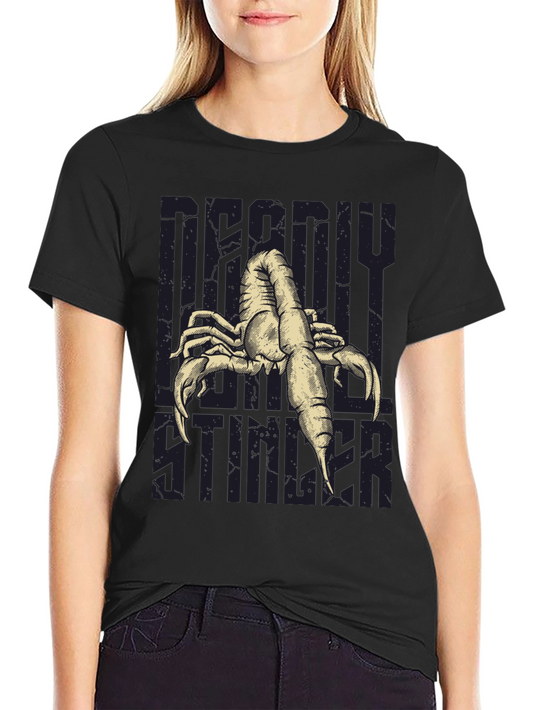 Deadly Stinger Scorpion Graphic T-Shirt