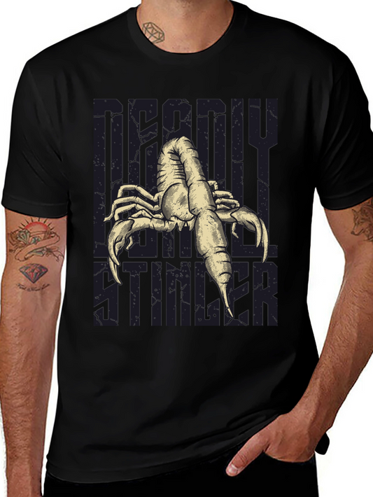 Deadly Stinger Scorpion Graphic T-Shirt