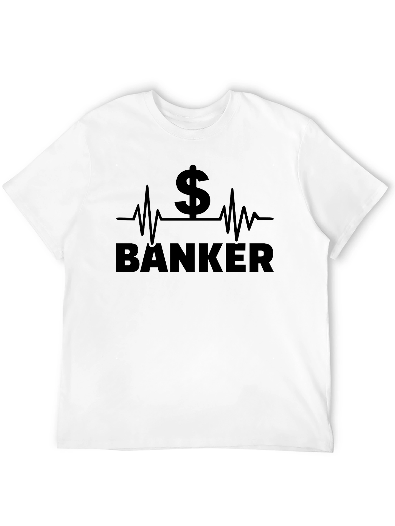 Banker Heartbeat T-Shirt - Show Your Finance Pride!