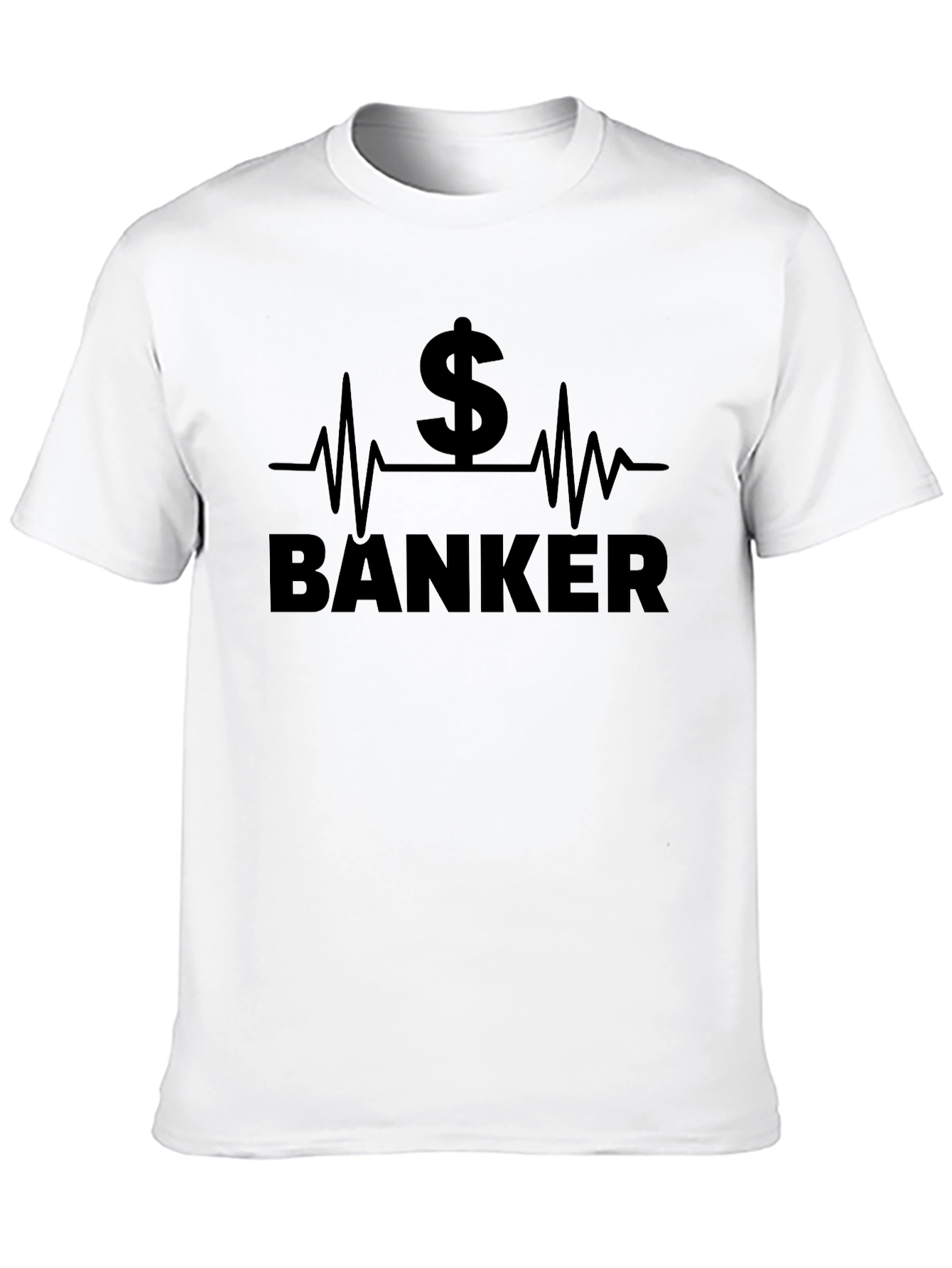 Banker Heartbeat T-Shirt - Show Your Finance Pride!