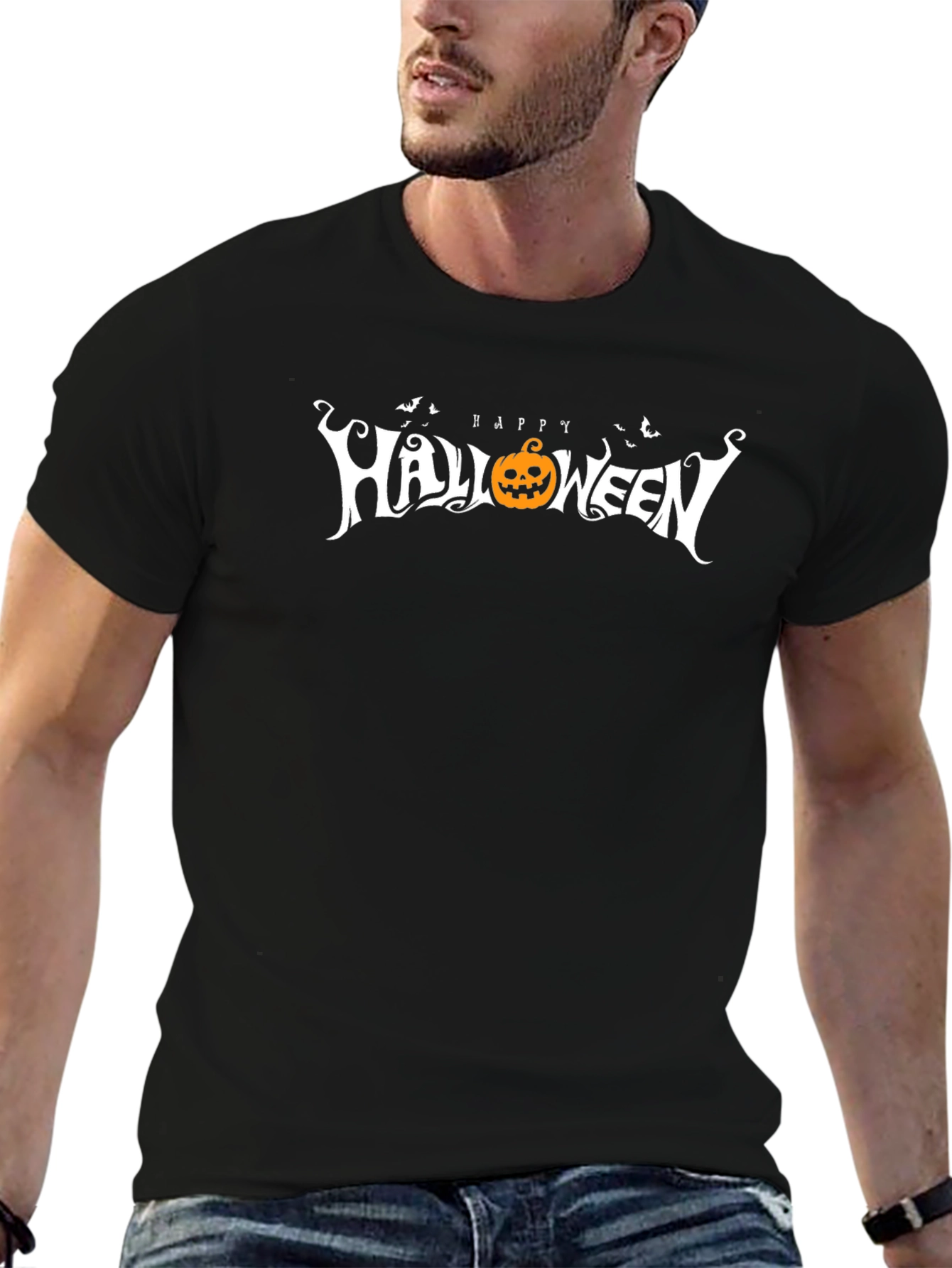 Happy Halloween T-Shirt - Festive Holiday Apparel