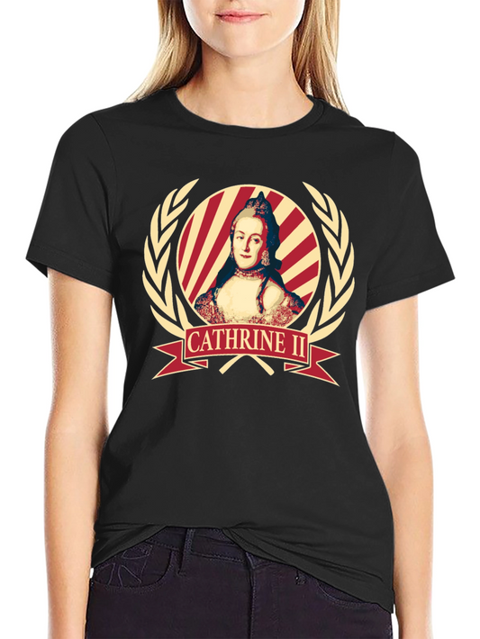 Catherine II Graphic Tee - Vintage Style T-Shirt