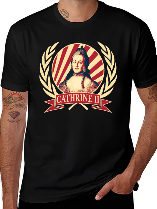 Catherine II Graphic Tee - Vintage Style T-Shirt
