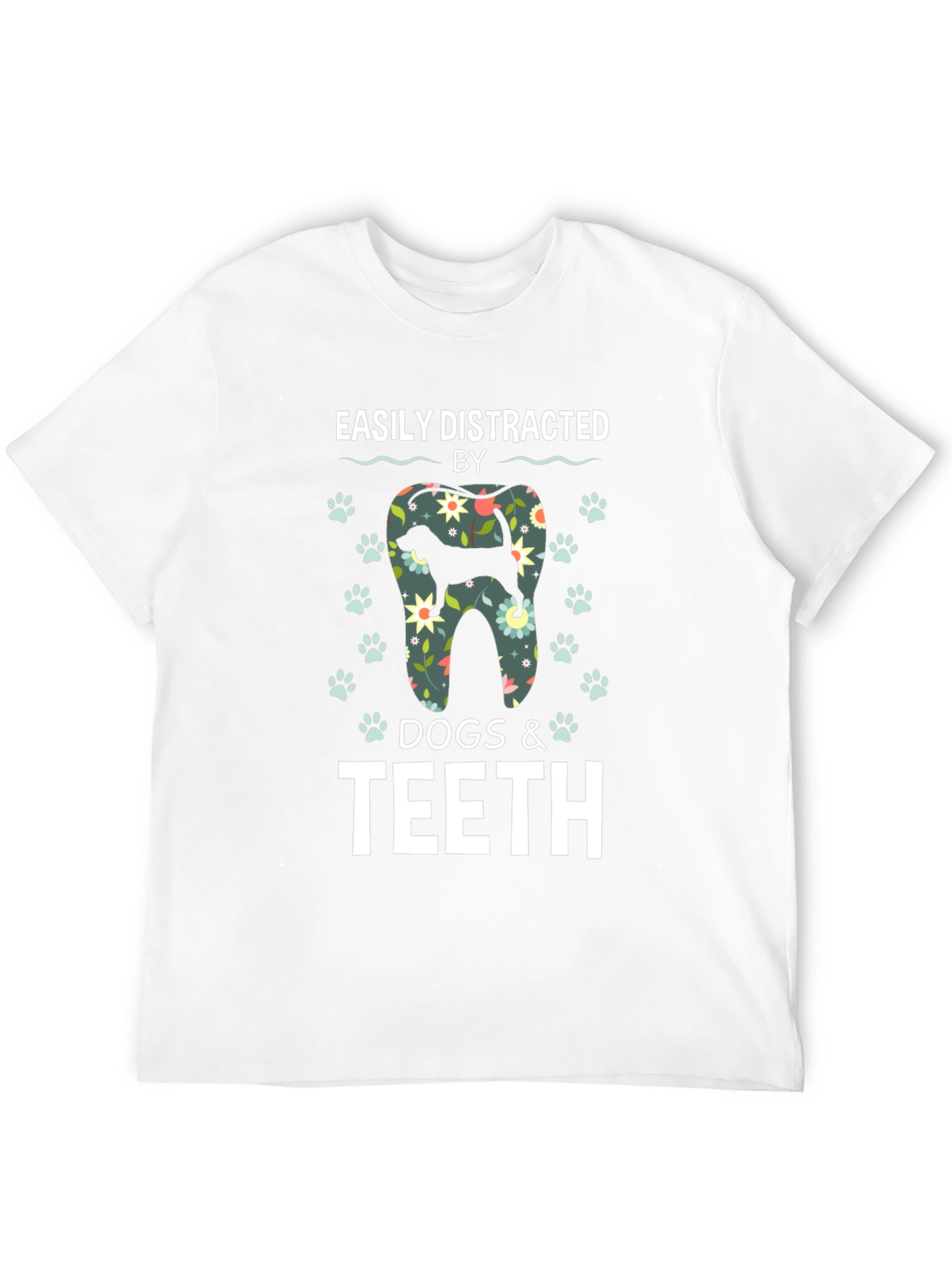 Easily Distracted by Dogs & Teeth T-Shirt